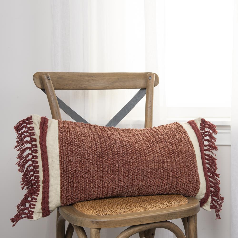 Fringed Throw Pillow