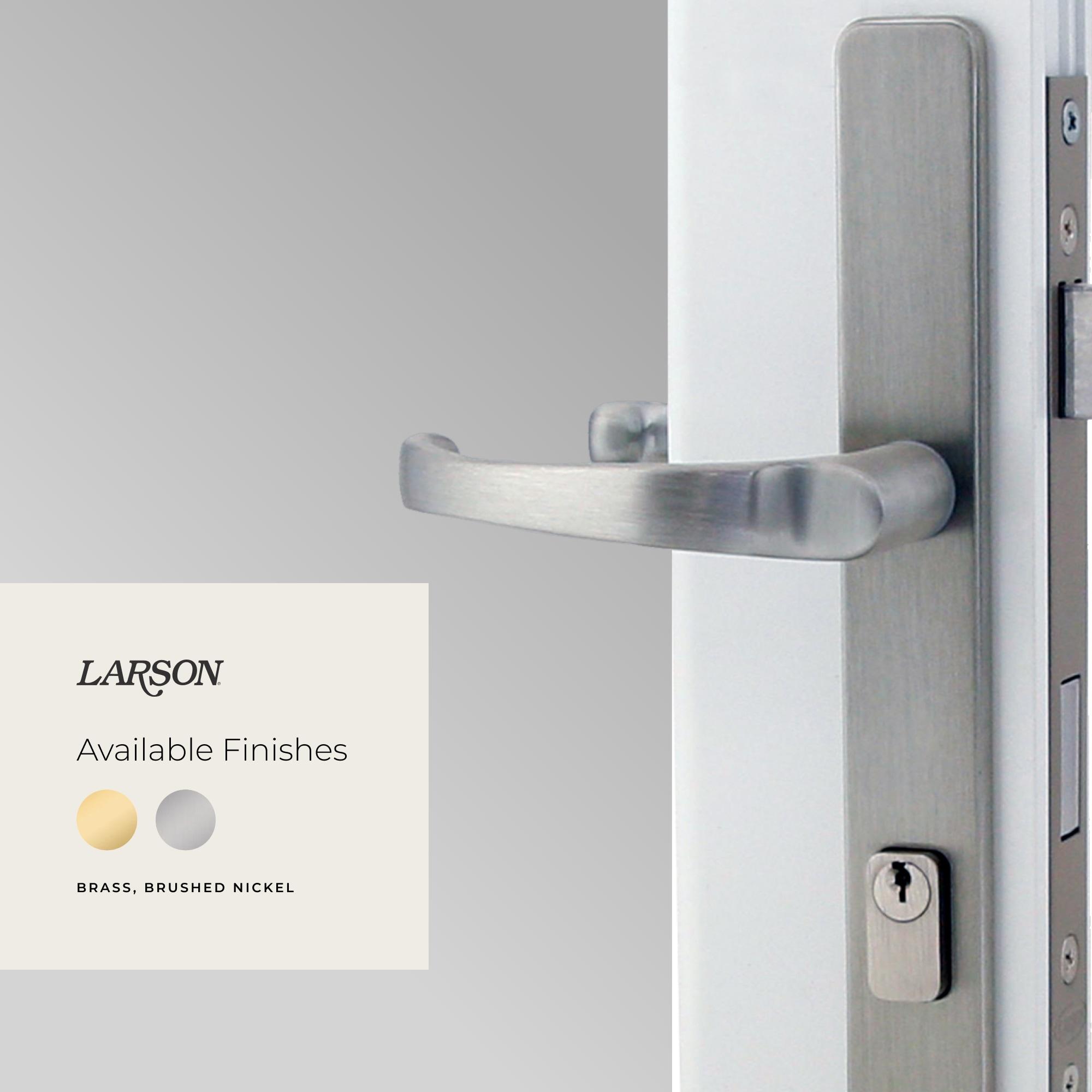 LARSON 50 Series Fullview Storm Door with Brushed Nickel Handle