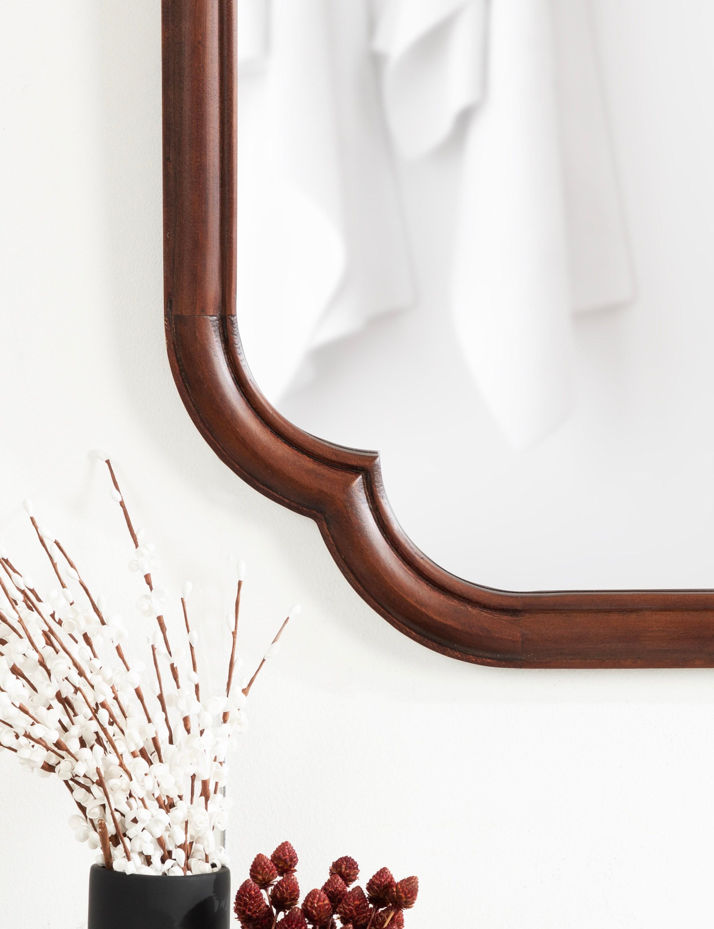 Brandis Wooden Bathroom Wall Mirror