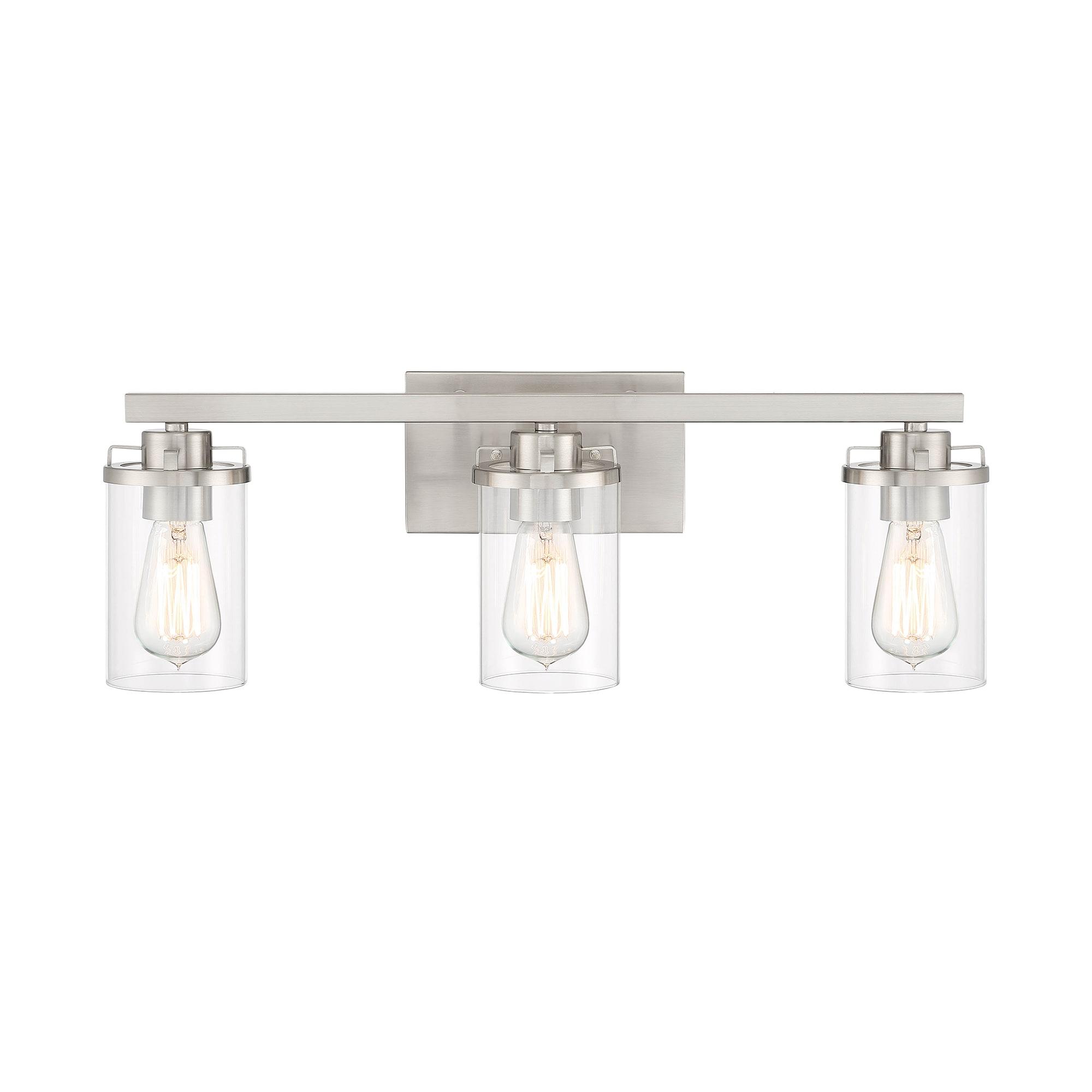 93303-BN-Designers Fountain-Jedrek - 3 Light Bath Vanity In Industrial Style-8.25 Inches Tall and 24 Inches Wide
