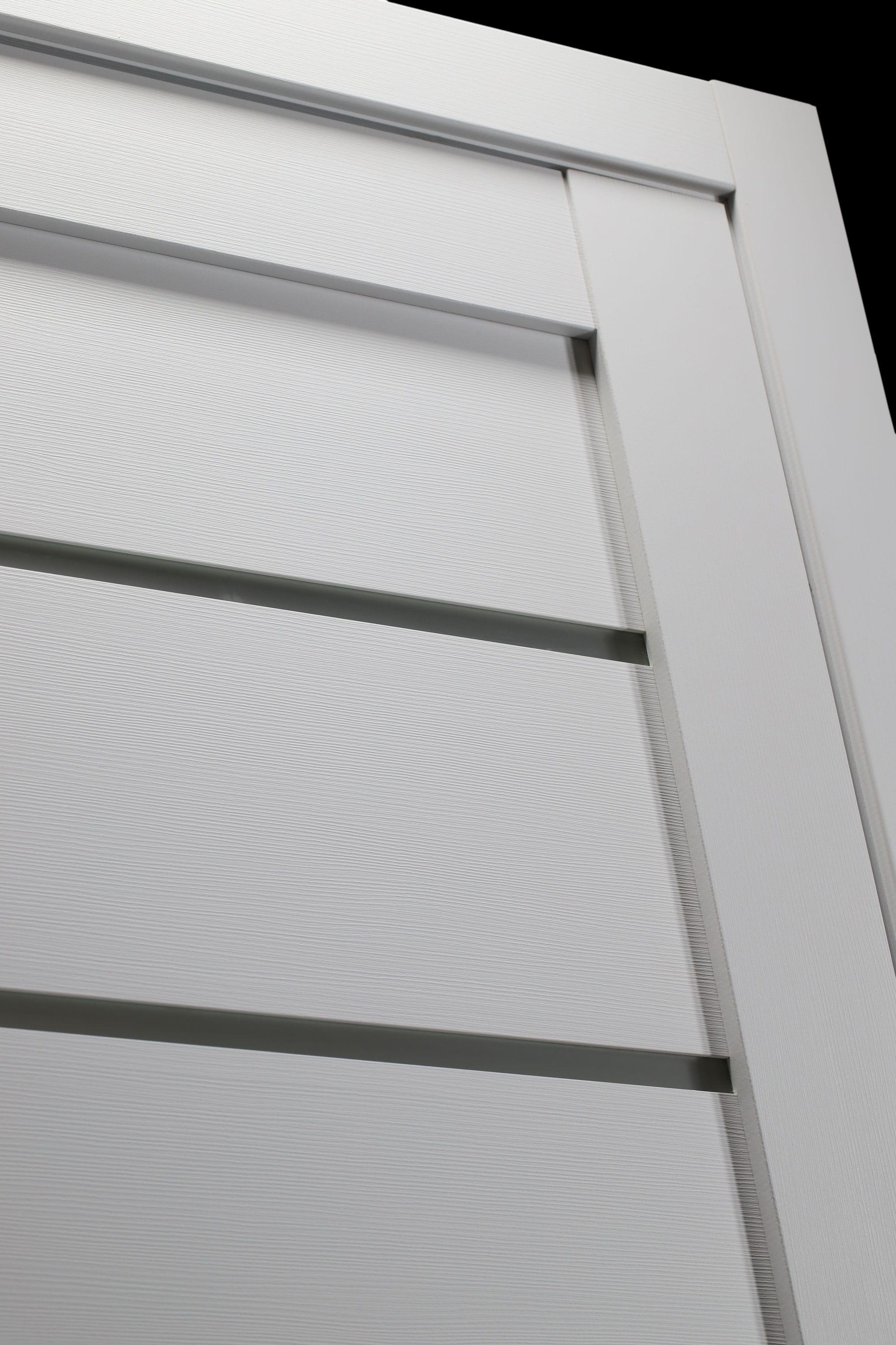 Belldinni Alba Solid Manufactured Wood and Glass Paneled Wood Finish Standard Door Slab