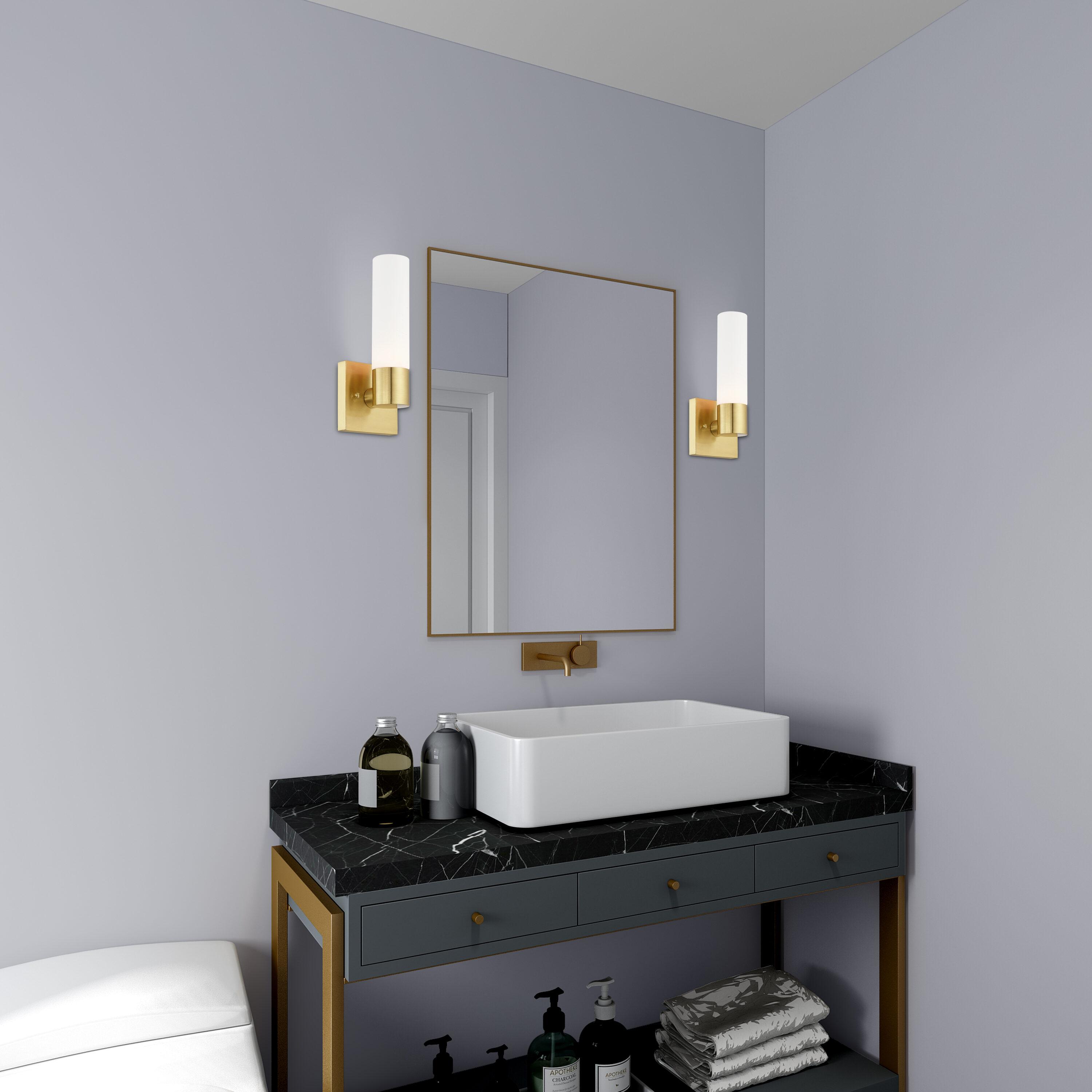 Livex Lighting Aero 1 - Light Sconce in  Satin Brass