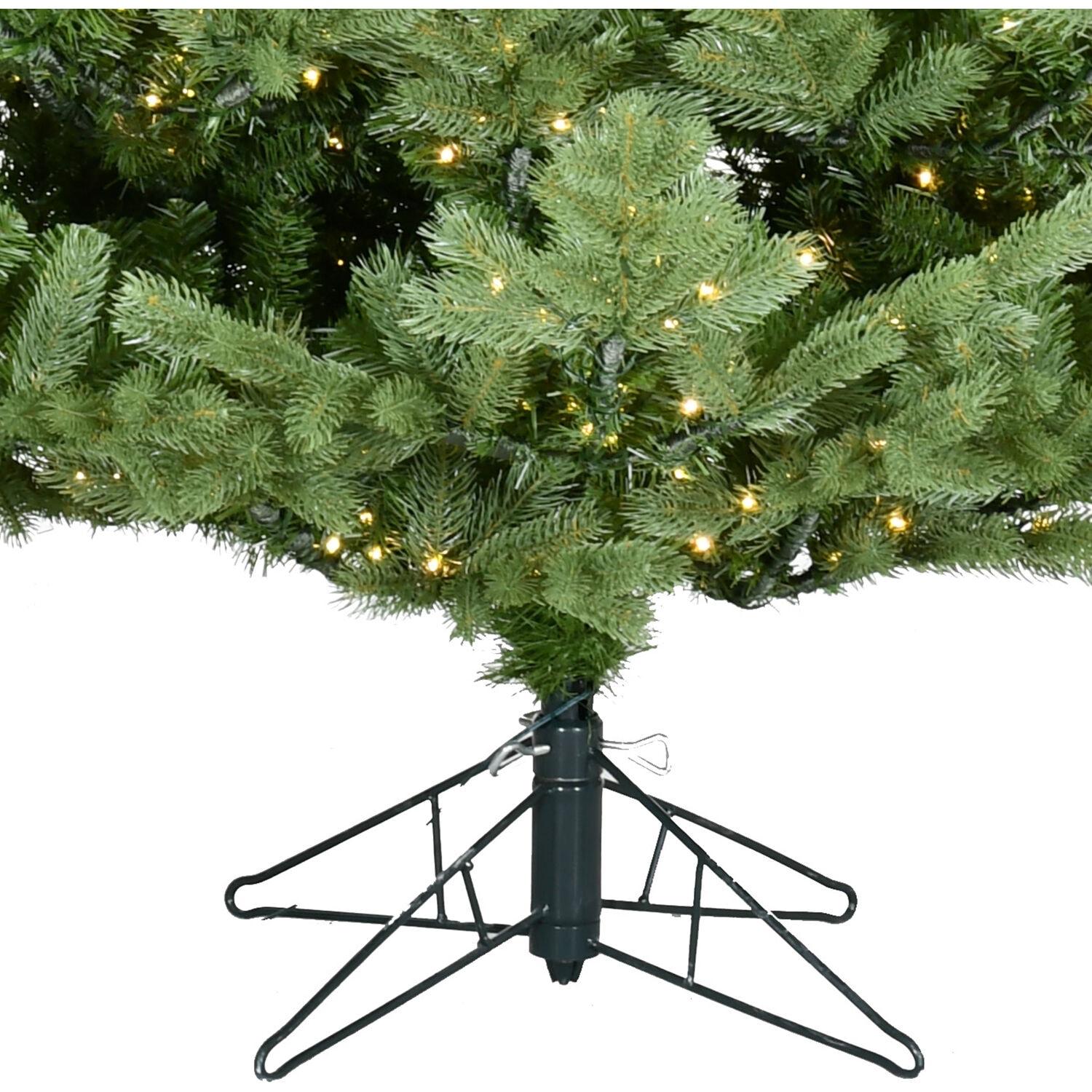 Fraser Hill Farm Fraser Hill Farm Prelit Foxtail Pine Artificial Christmas Tree with Stand and Remote Control