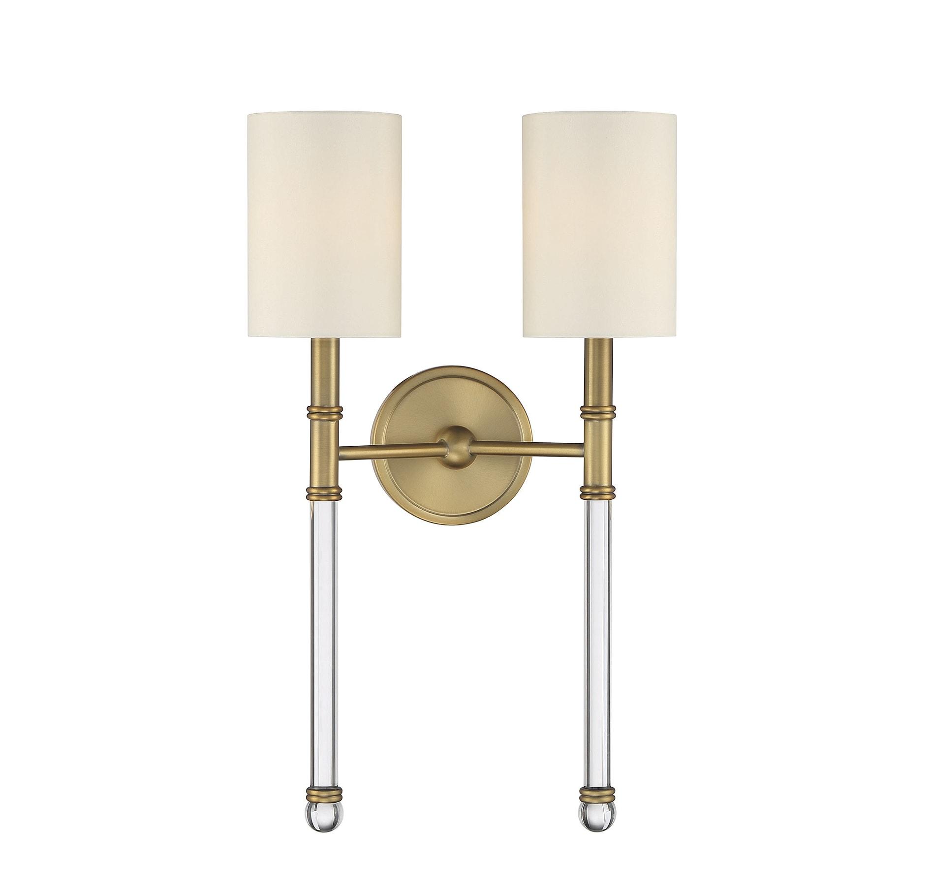 Savoy House Fremont 2 - Light Wall Light in  Warm Brass