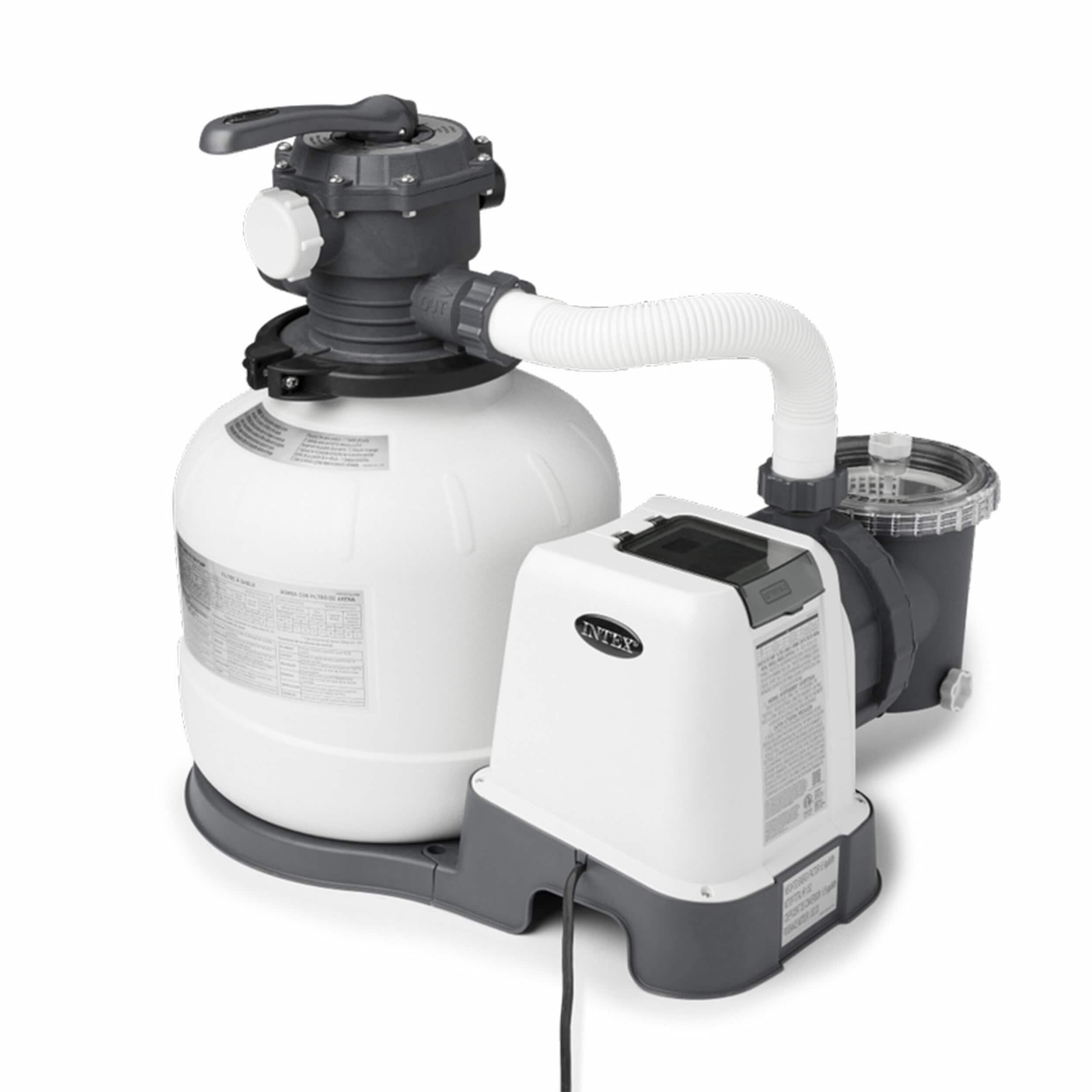 Intex 26647EG 2800 GPH Sand Filter Pump with Automatic Timer