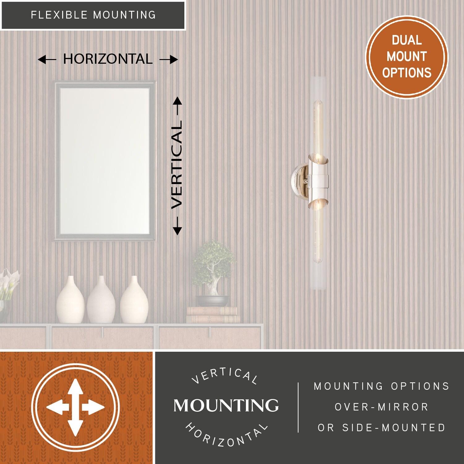 Vaxcel Webster 2 - Light Dimmable Vanity Light