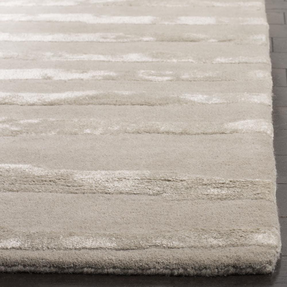 Soho SOH519 Hand Tufted Indoor Area Rug - Grey - 5'x8' - Safavieh