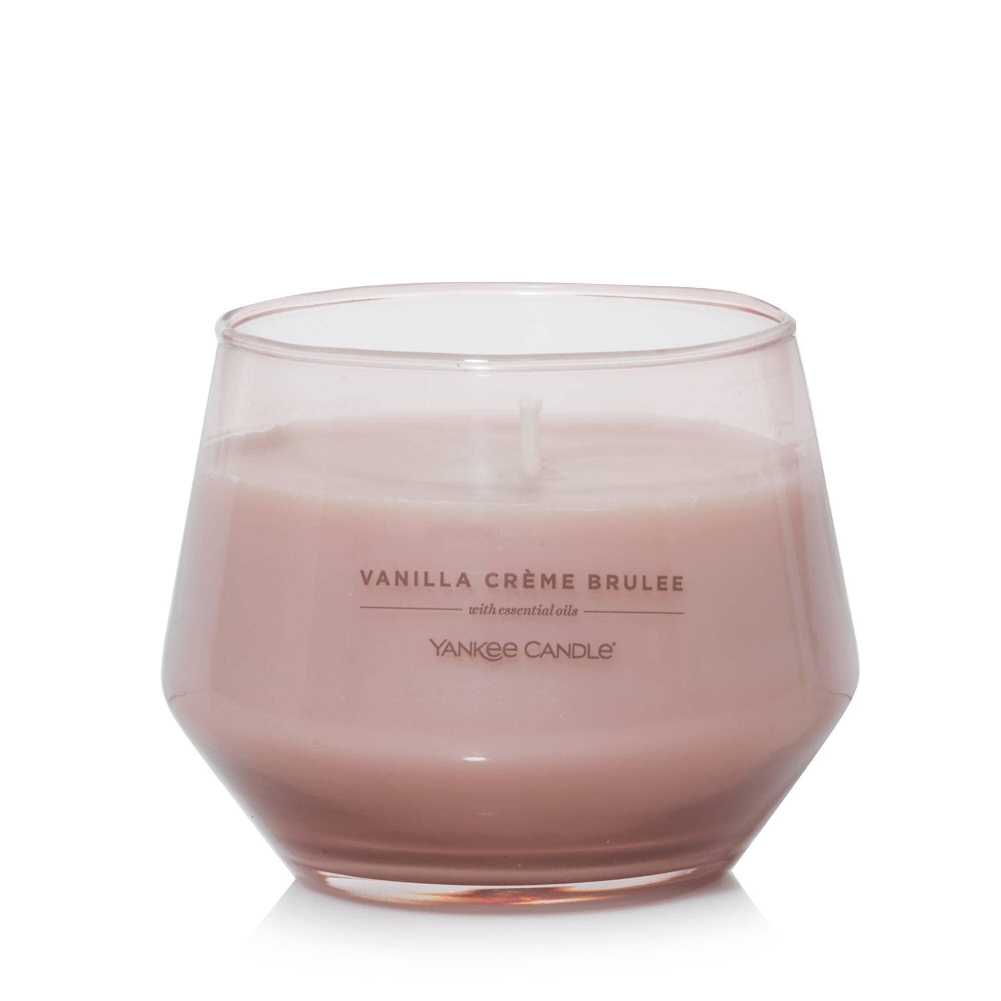 Yankee Candle Studio Scented Candle, Vanilla Crème Brûlée, Premium Plant Wax Blend, 10 oz Jar, Up to 50 Hour Burn Time