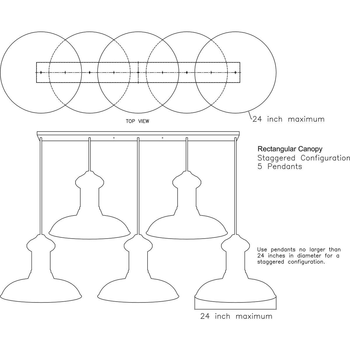 5-Light Canopy Accessory Ceiling Medallion