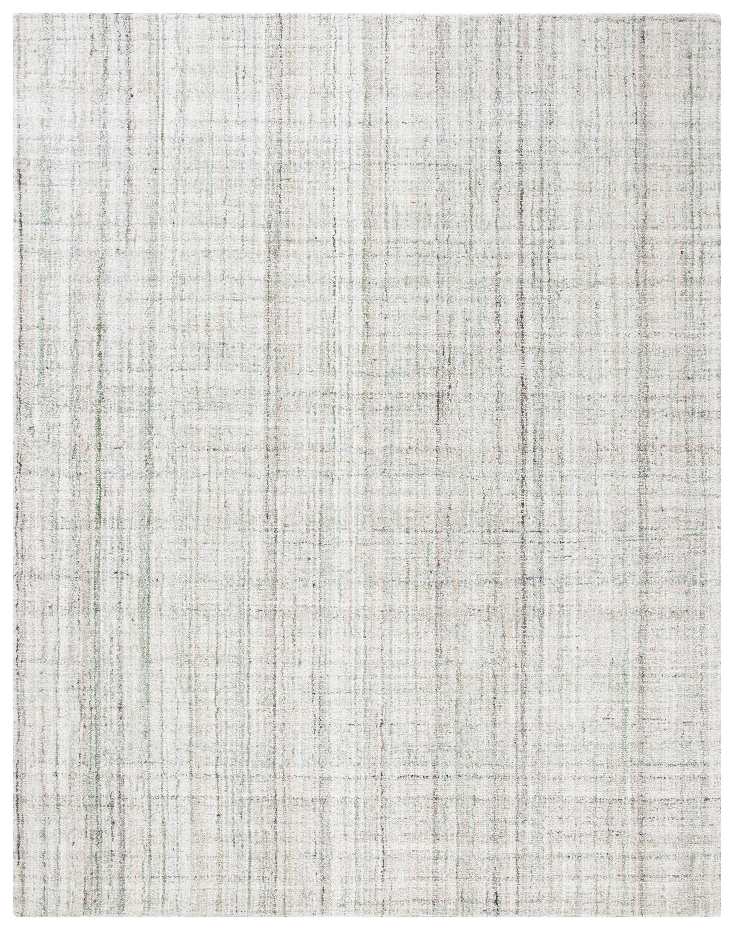 Abstract ABT143 Handmade Indoor Area Rug - Green/Sage - 9'x12' - Safavieh