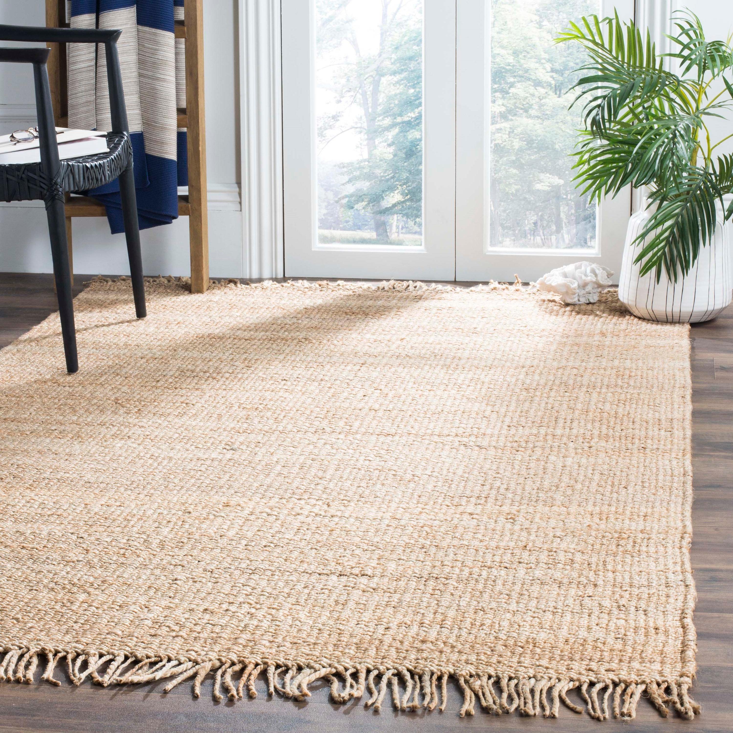 Natural Fiber NF368 Hand Woven Indoor Accent Rug - Natural - 3'x5' - Safavieh.