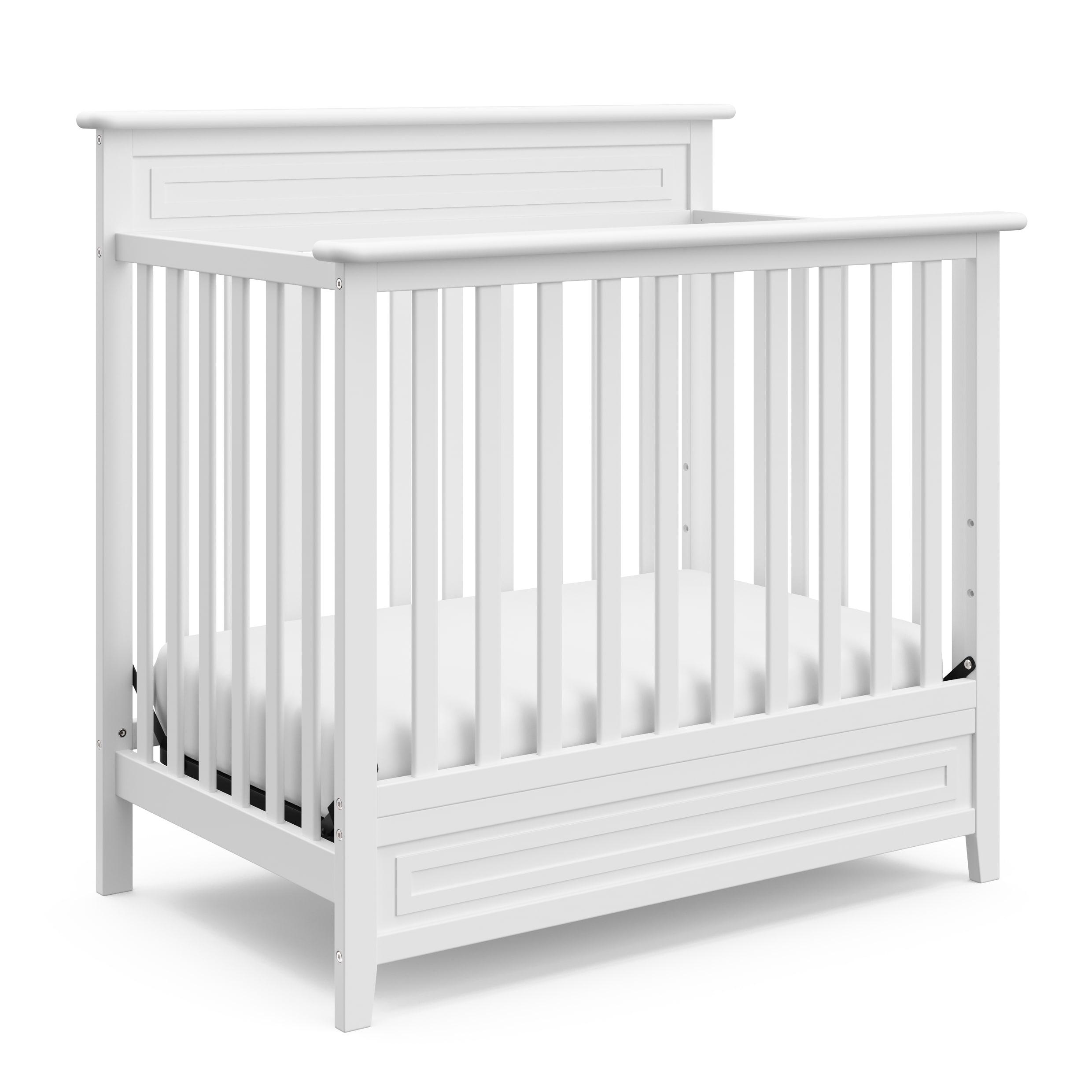 Petal 4-in-1 Mini Convertible Crib with Mattress