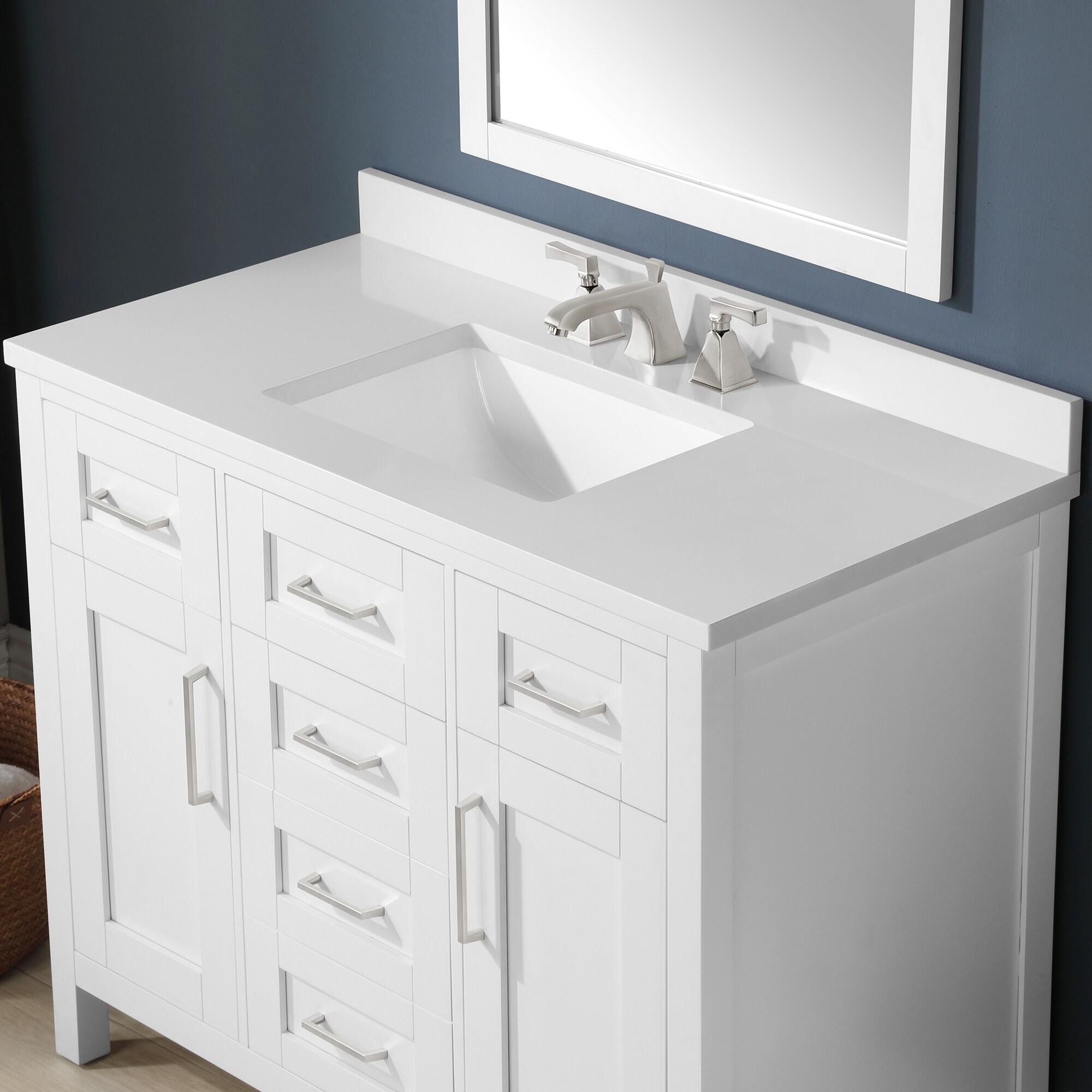 OVE Decors Tahoe 42" Single Bathroom Vanity Set with Mirror