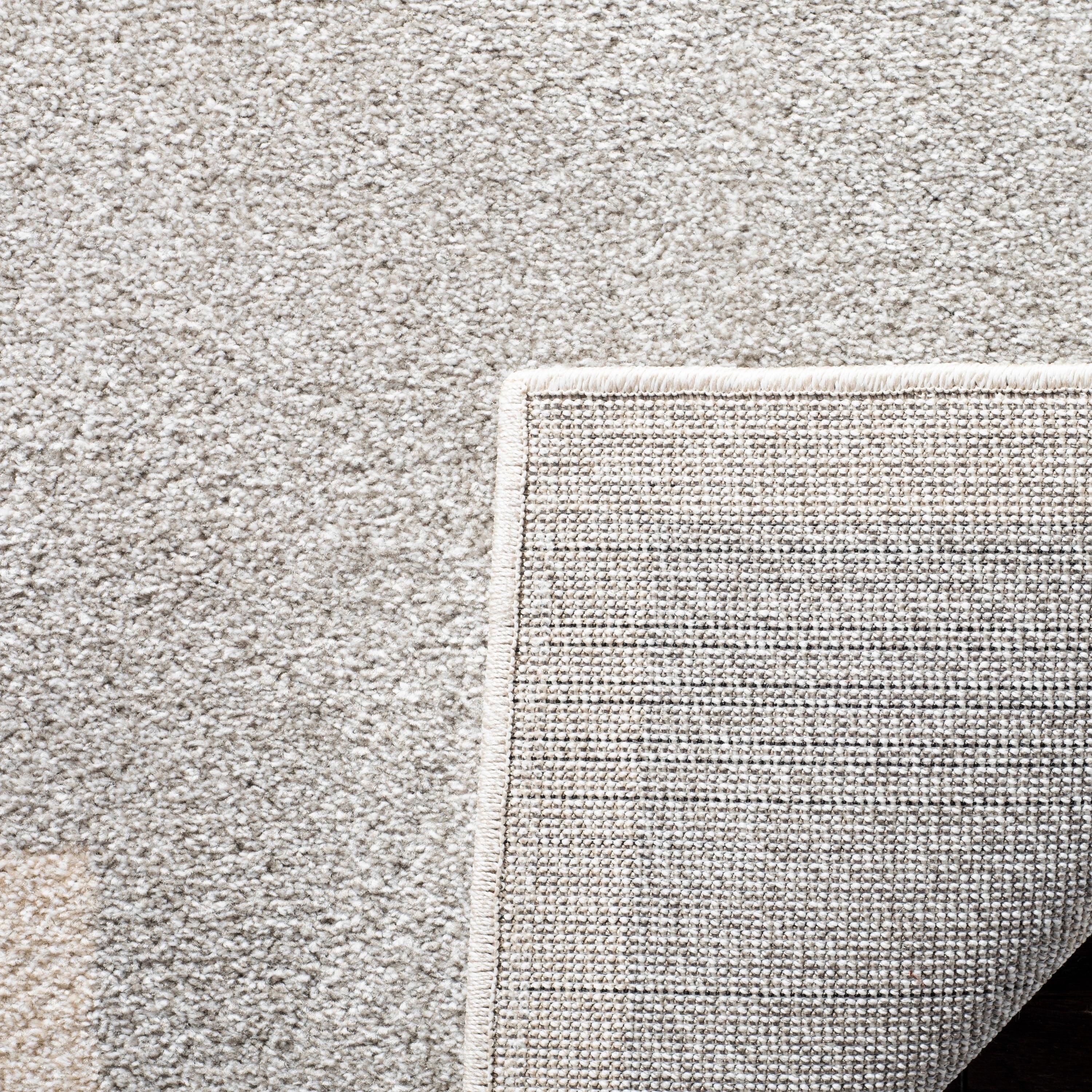 Amherst AMT423 Power Loomed Indoor Area Rug - Light Grey/Beige - 5'x5' - Safavieh