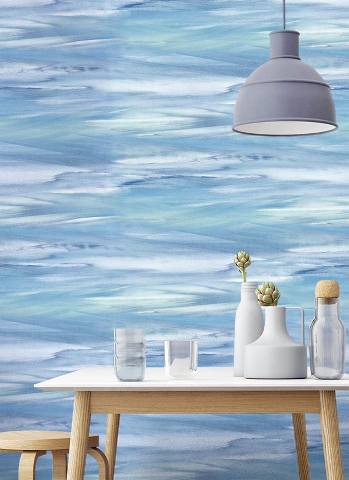 NextWall Sirius Brushstroke Abstract Peel and Stick Wallpaper - 20.5 in. W x 18 ft. L