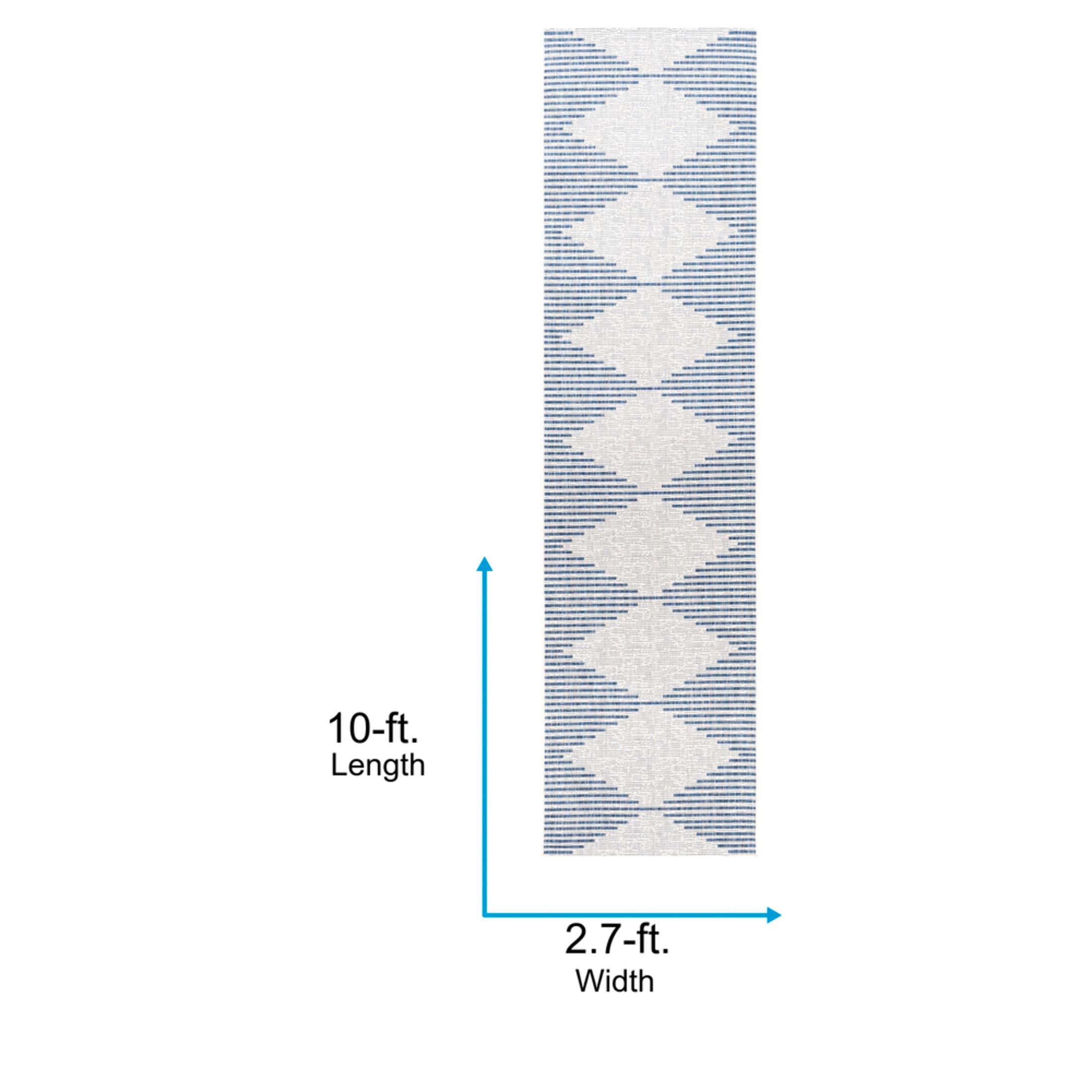 Surya Global Eagean Polypropylene 2'7" x 10' Runner Rug EAG2349-2710