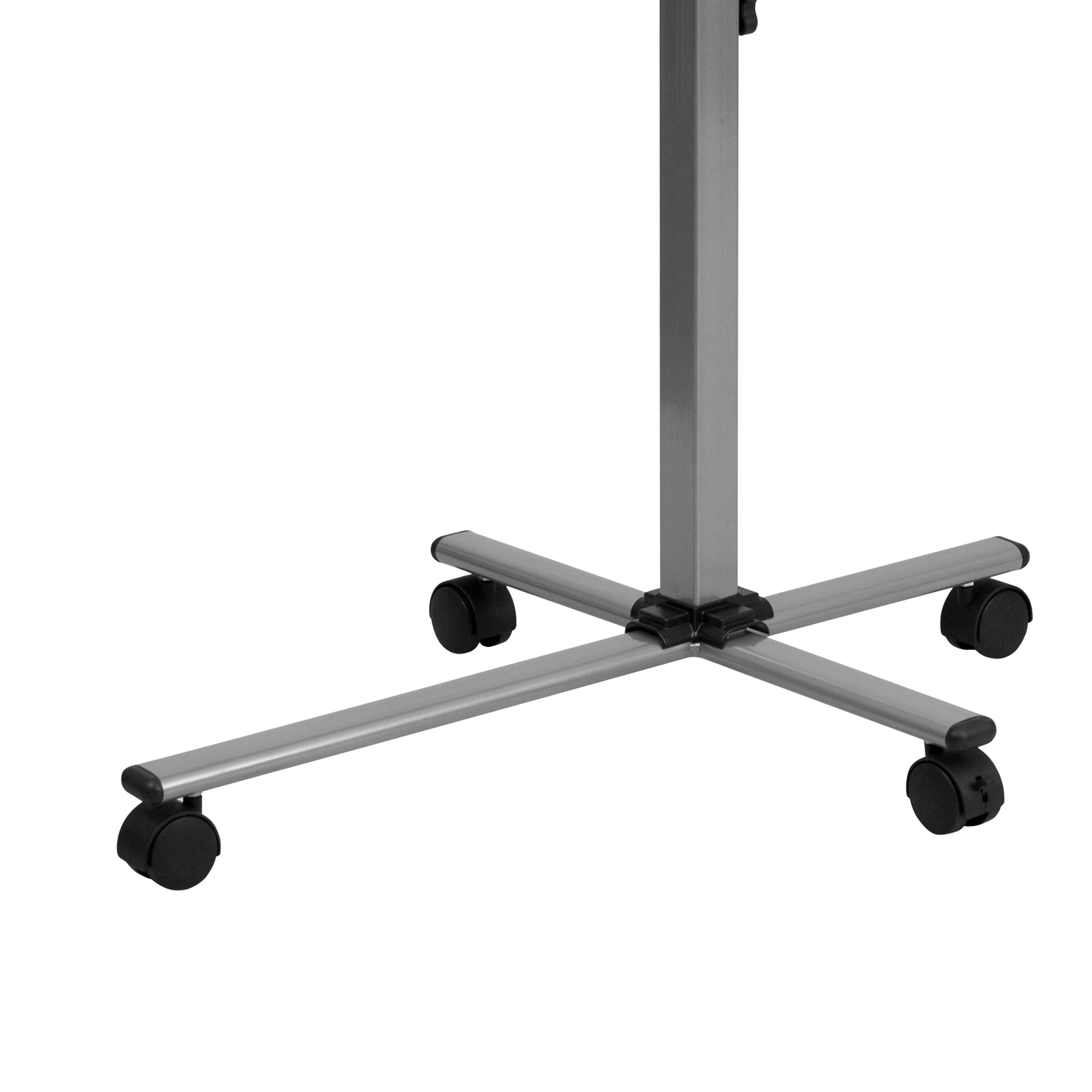 Robertson Angle and Height Adjustable Mobile Laptop Computer Table with Cherry Top