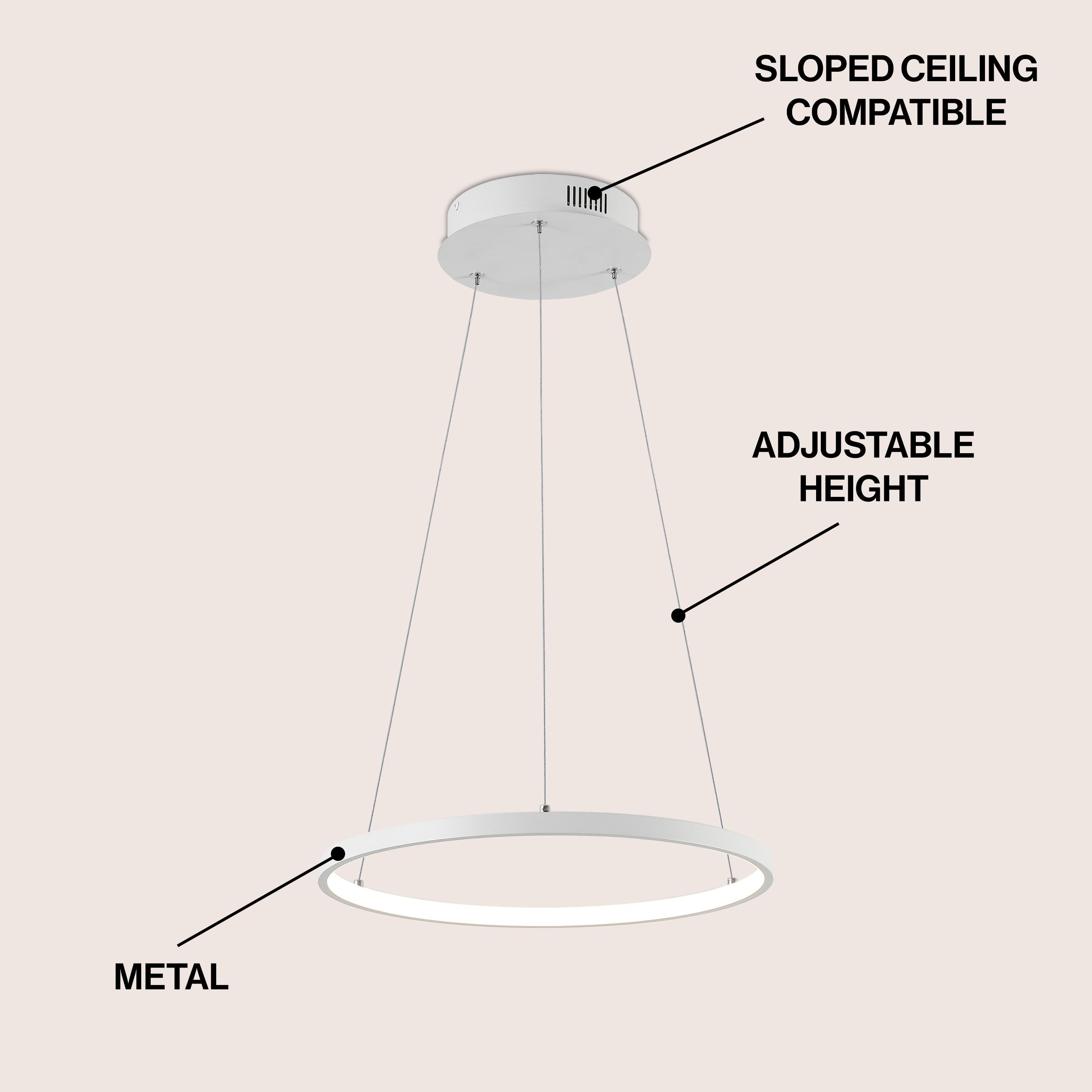 George Kovacs Discovery 31 1/4"W Silver LED Pendant Light