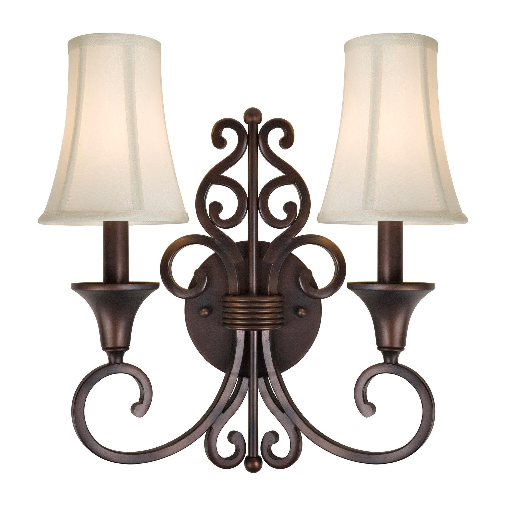 Lester Antique Bronze Dimmable Direct Wired 16" Wall Sconce