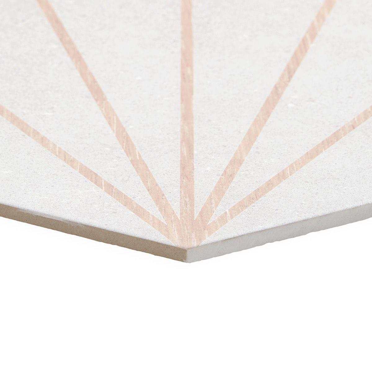 Arbor Hex Beams 13" x 14.5" Porcelain Wall & Floor Tile (10.51 Sq. Ft. / Case)