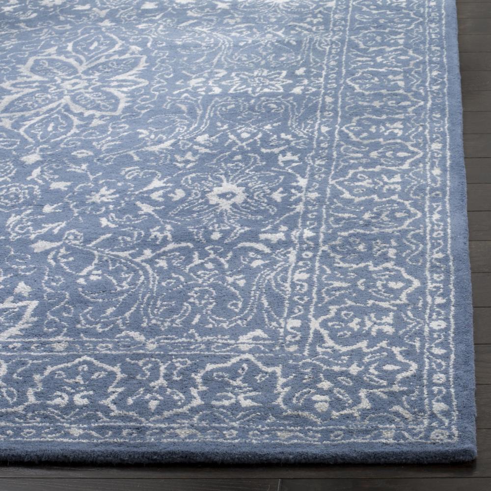 Glamour GLM516 Hand Tufted Area Rug - Grey/Blue - 6'x6' - Safavieh.