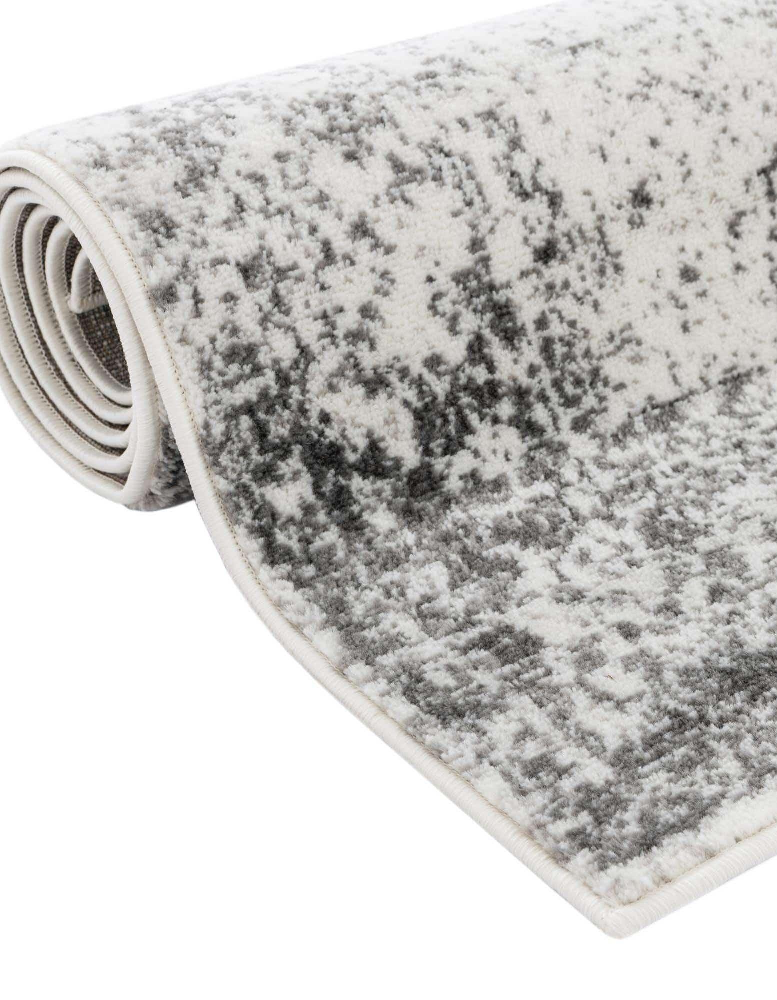 Unique Loom Sofia Collection Area Rug - Casino (3' 3" Round Gray/Beige)
