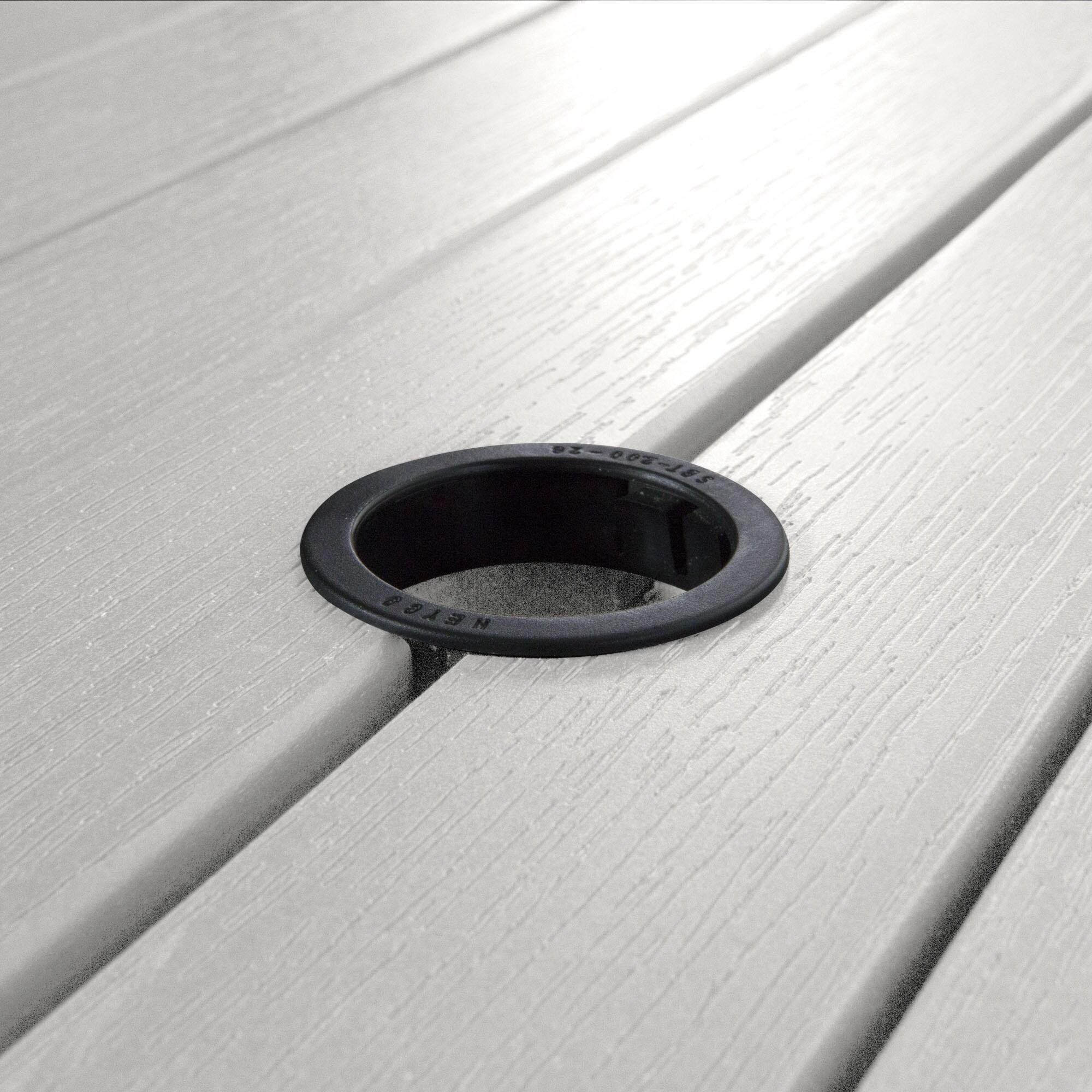 Havenside Home Hamilton 3-piece Outdoor Dining Set - 36" Round Table, Counter-height White