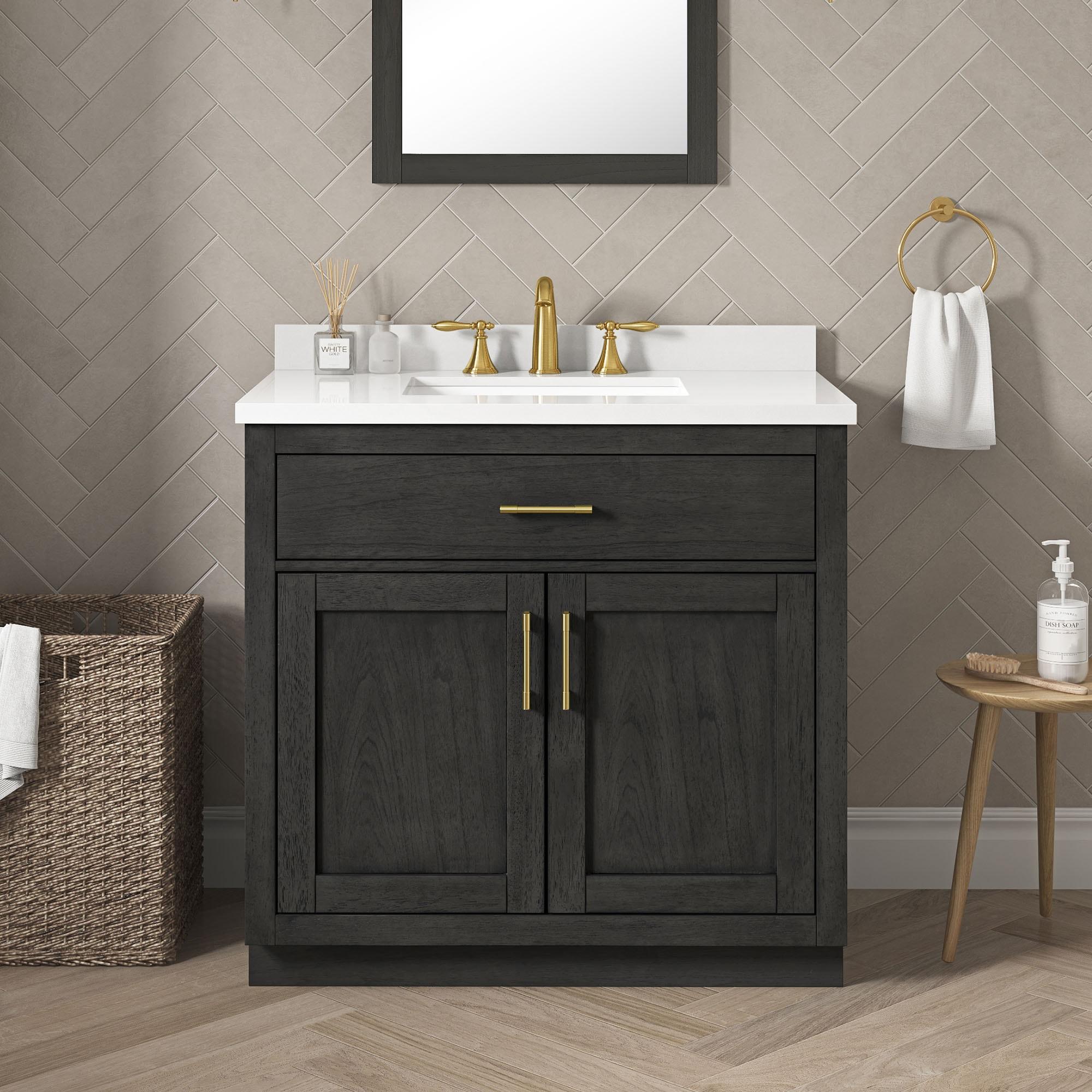 OVE Decors Bailey Single Bathroom Vanity with Premium Countertop
