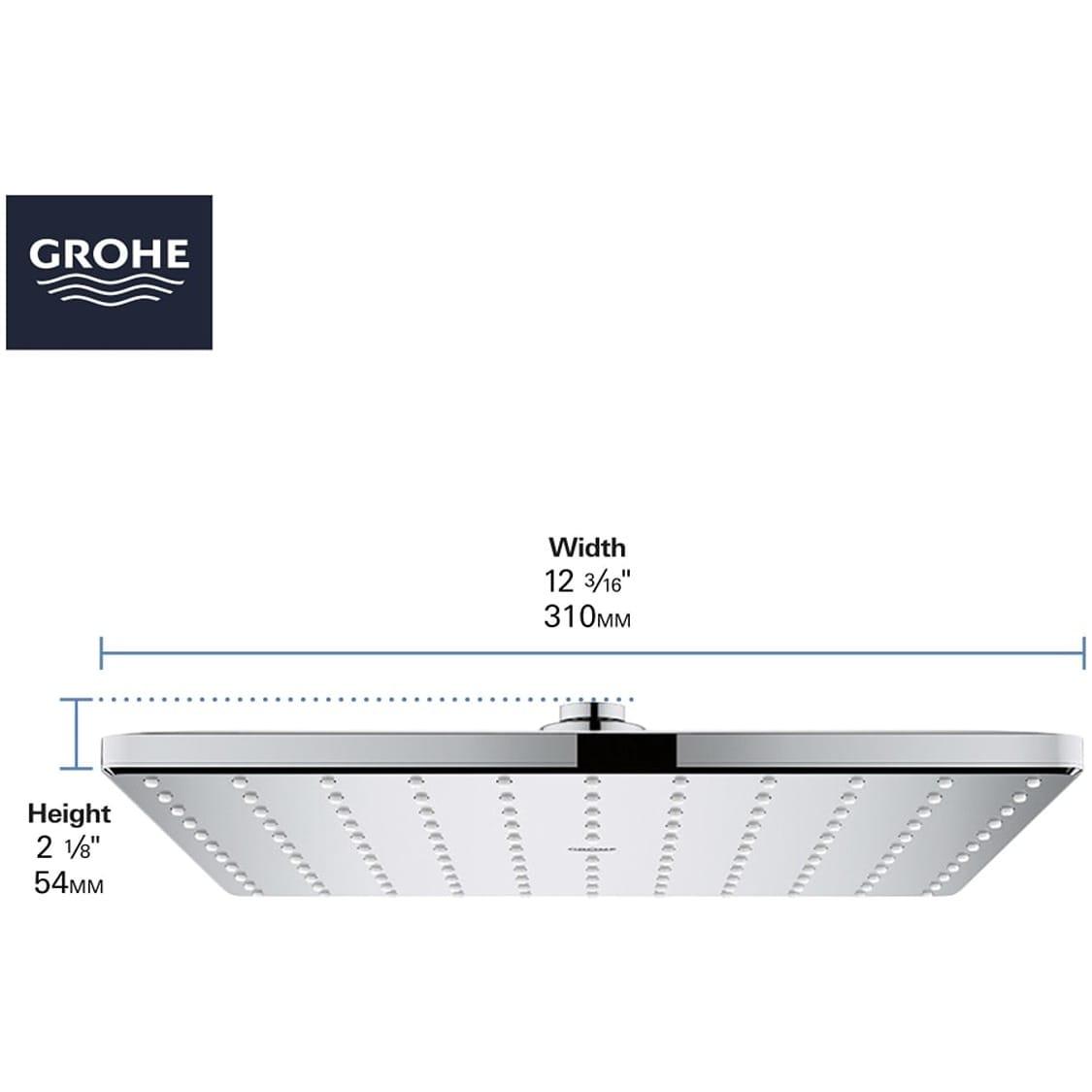 Rainshower™ Rain Fixed Shower Head with GROHE DreamSpray®