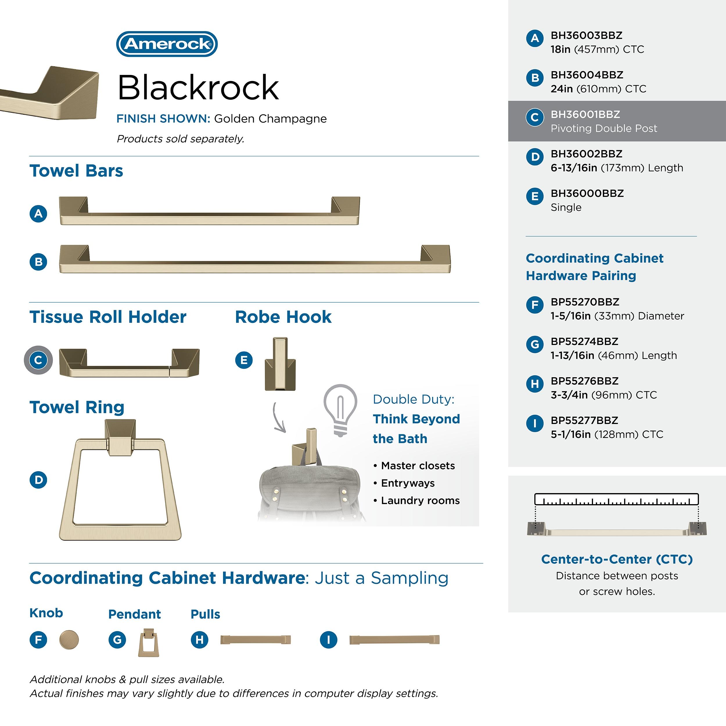 Blackrock Wall Mount Toilet Paper Holder