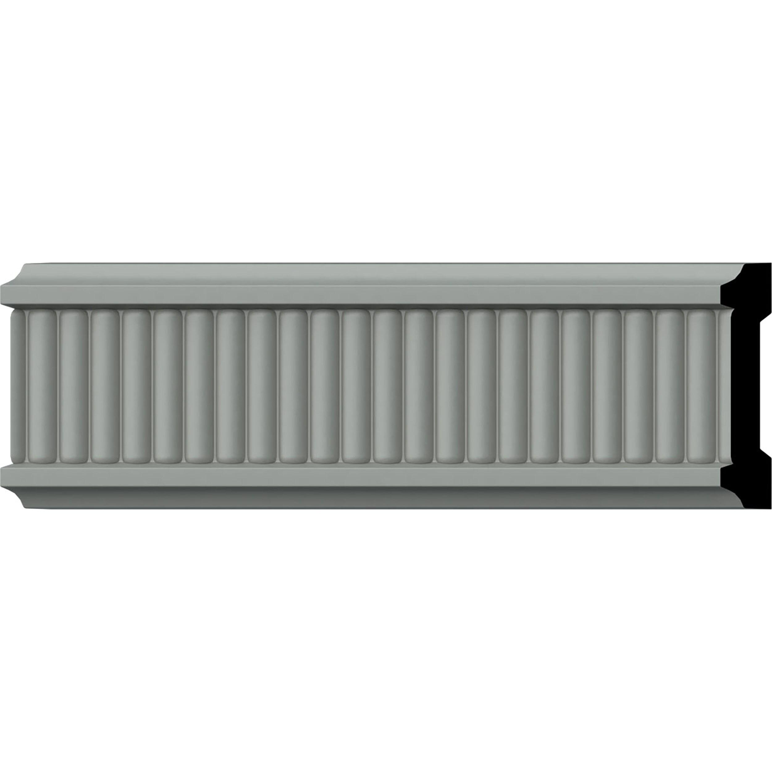 Ekena Millwork 3"H x 5/8"P x 94 1/2"L, (3/8" Repeat), Nevio Chair Rail (Set of 8)