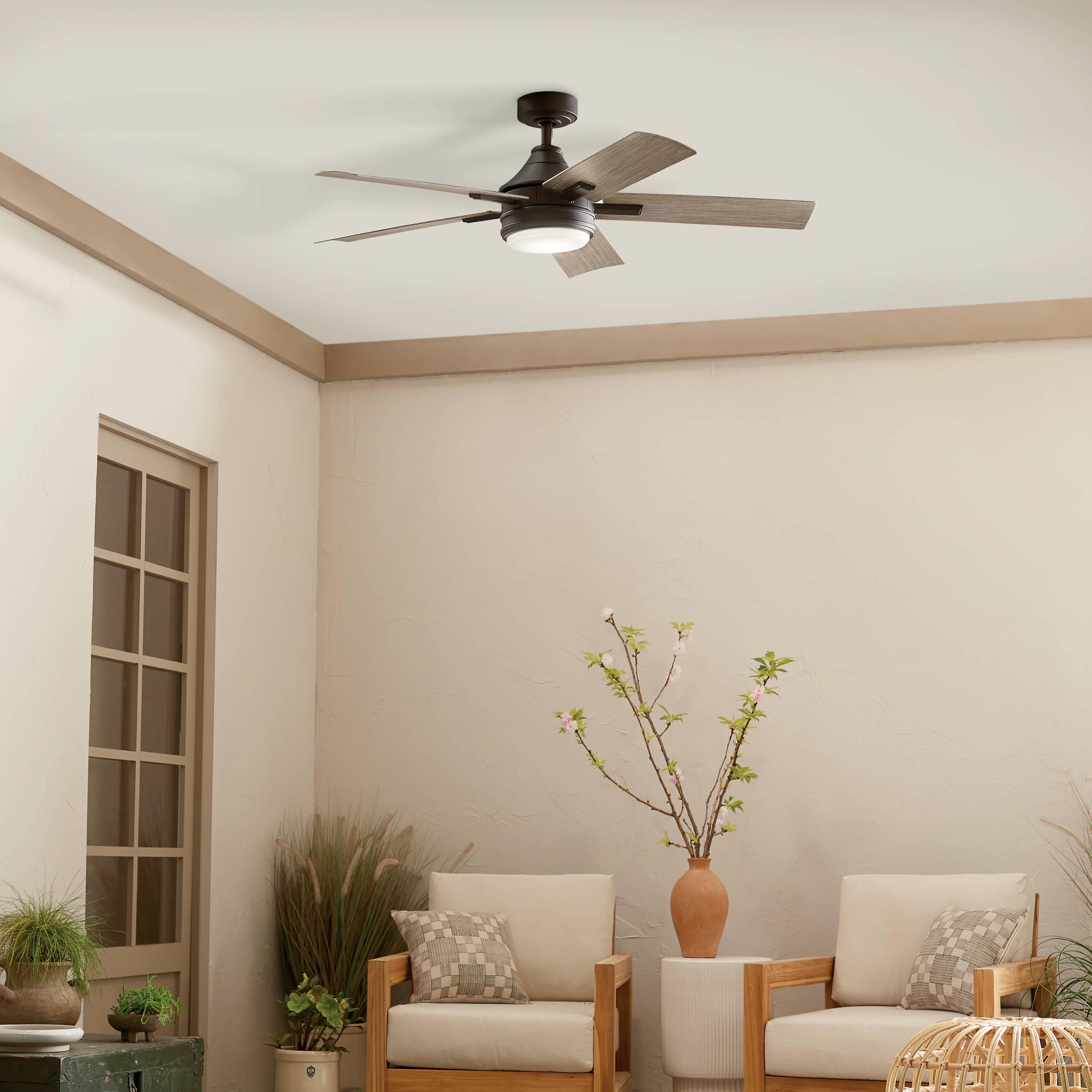 Latitude Run® 52'' Ceiling Fan with LED Lights