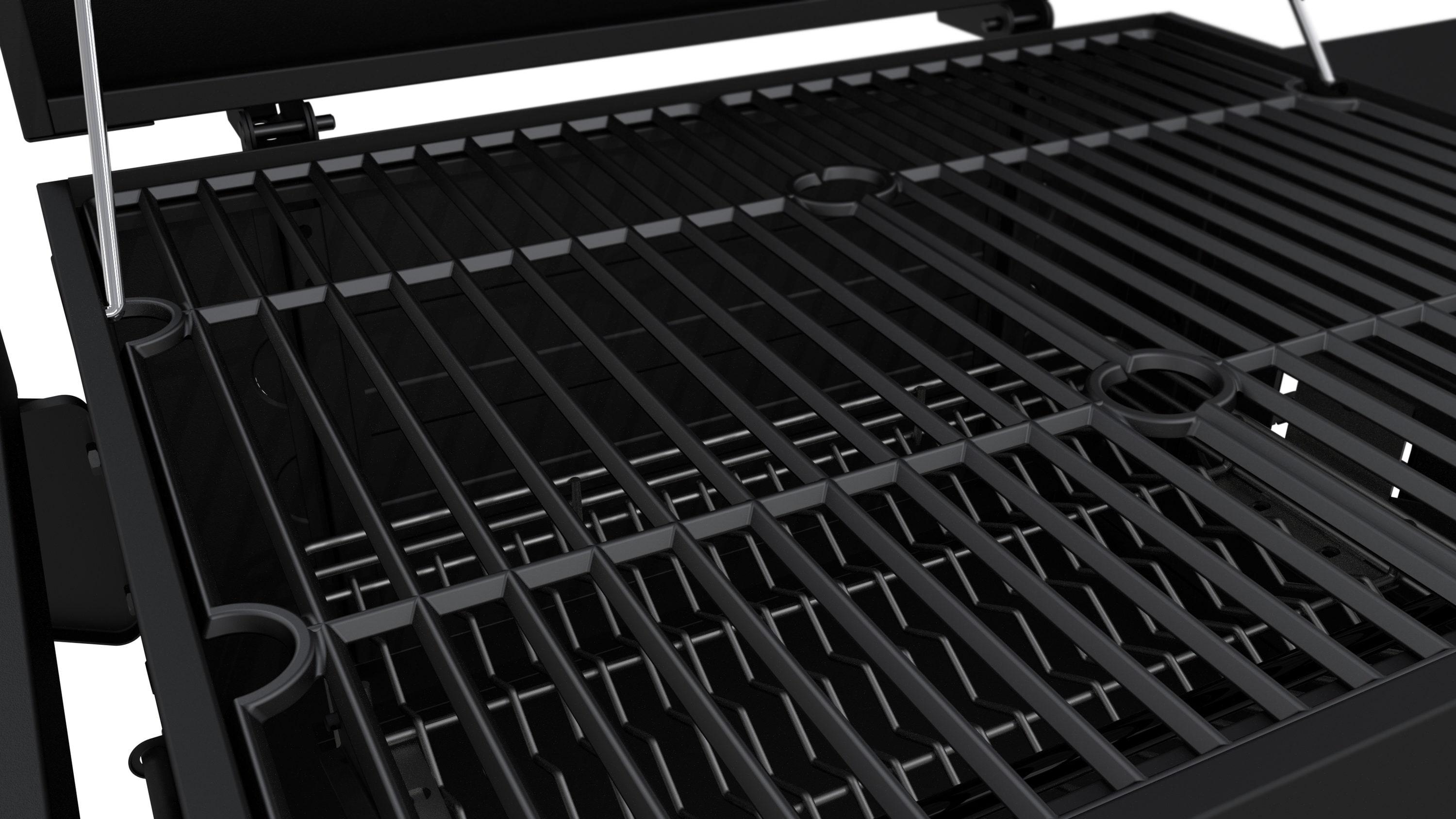 Dyna-Glo 50" Barrel Charcoal Grill with Side Shelves