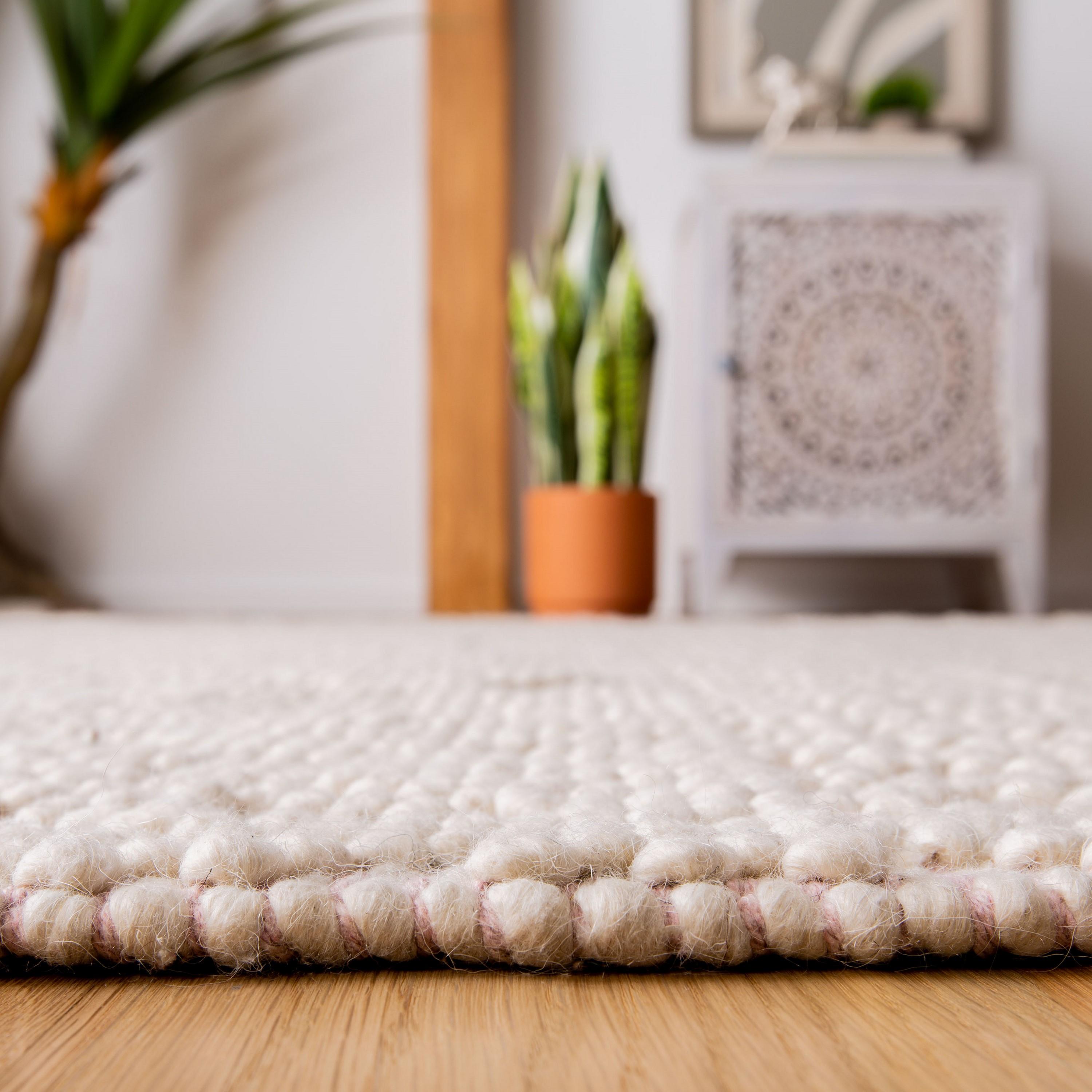 Natura NAT852 Hand Loomed Runner Rug - Ivory/Pink - 2'3"x8' - Safavieh.