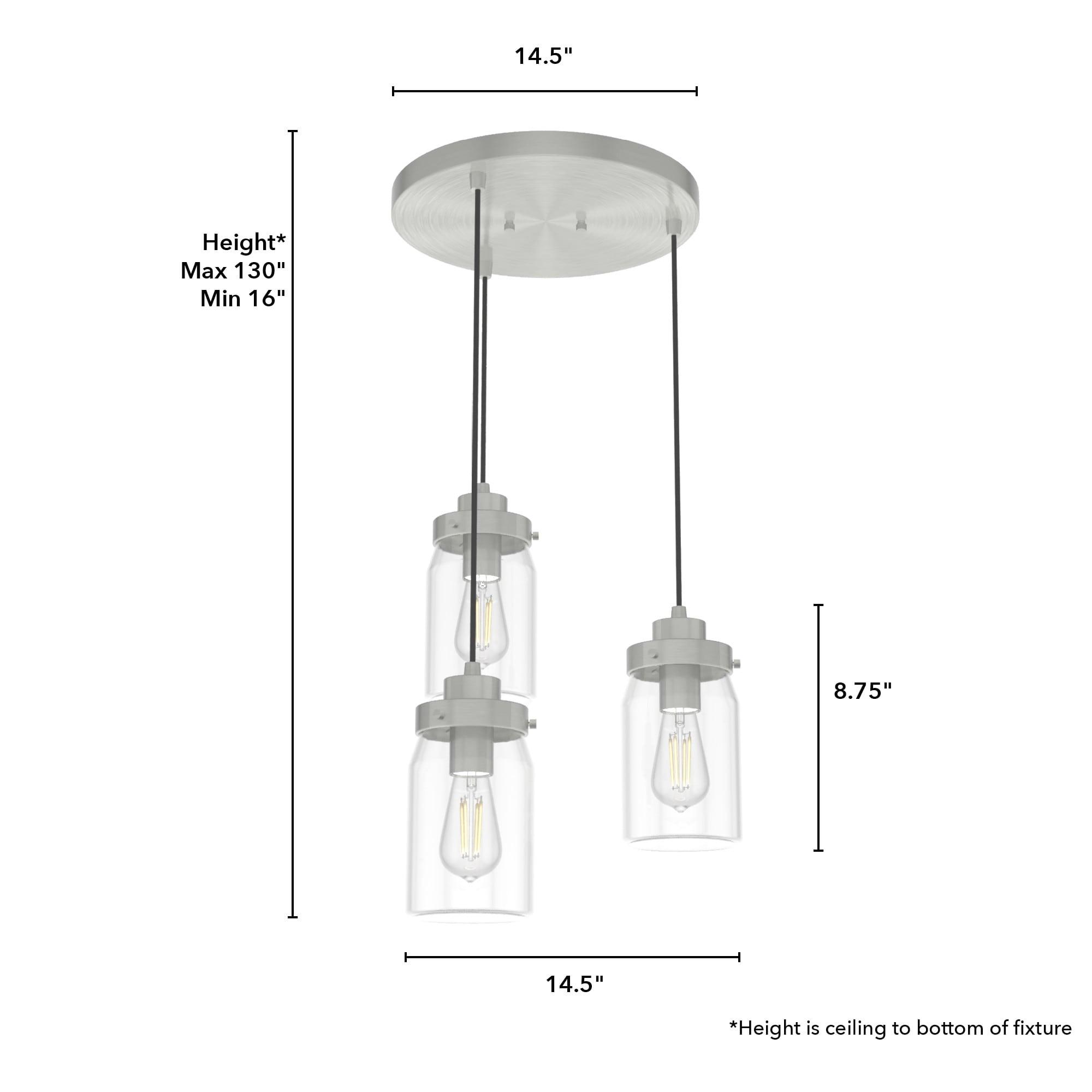 Hunter Fan Devon Park 3 - Light Unique Tiered Chandelier