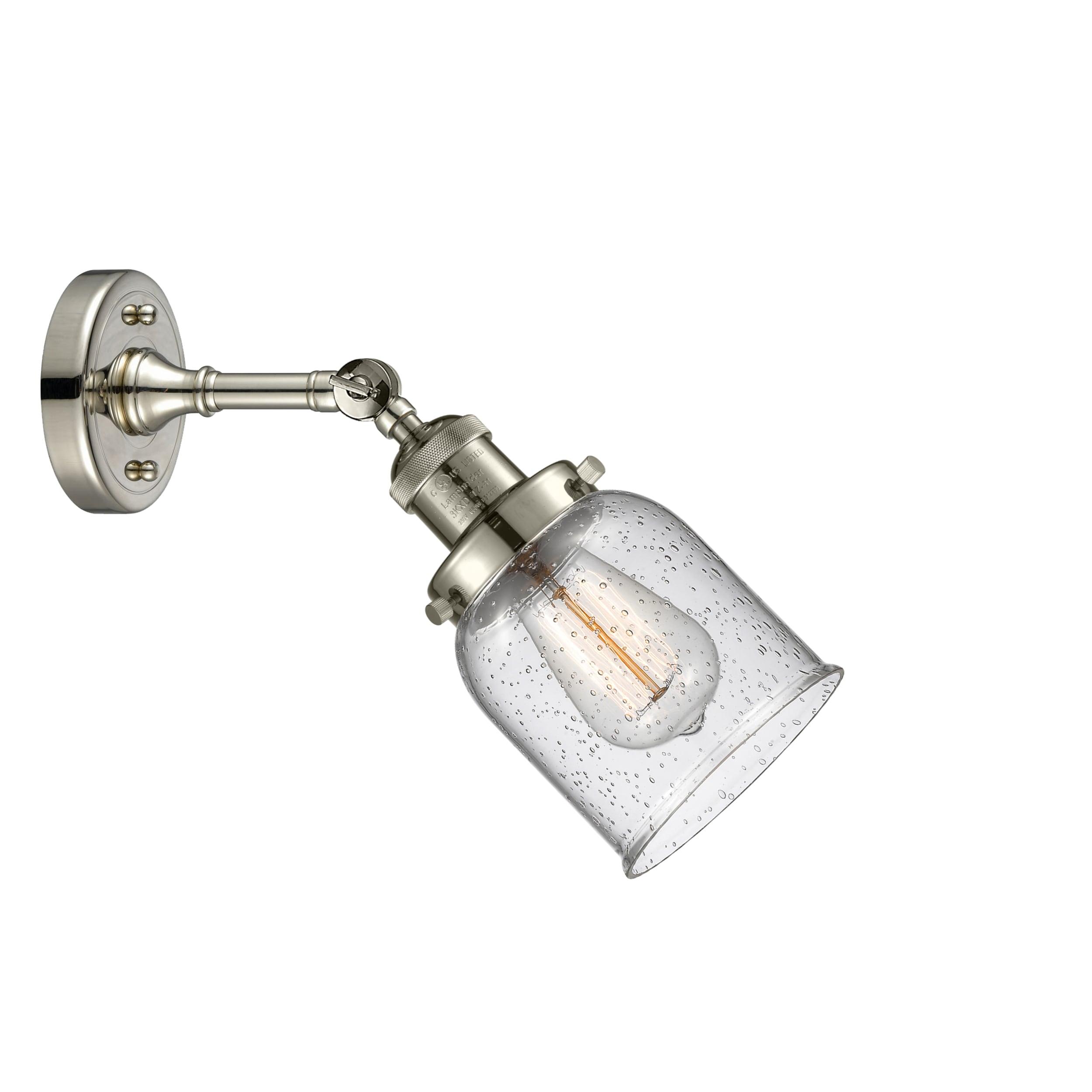 Innovations Lighting Bell 1 - Light Sconce in Polished Nickel