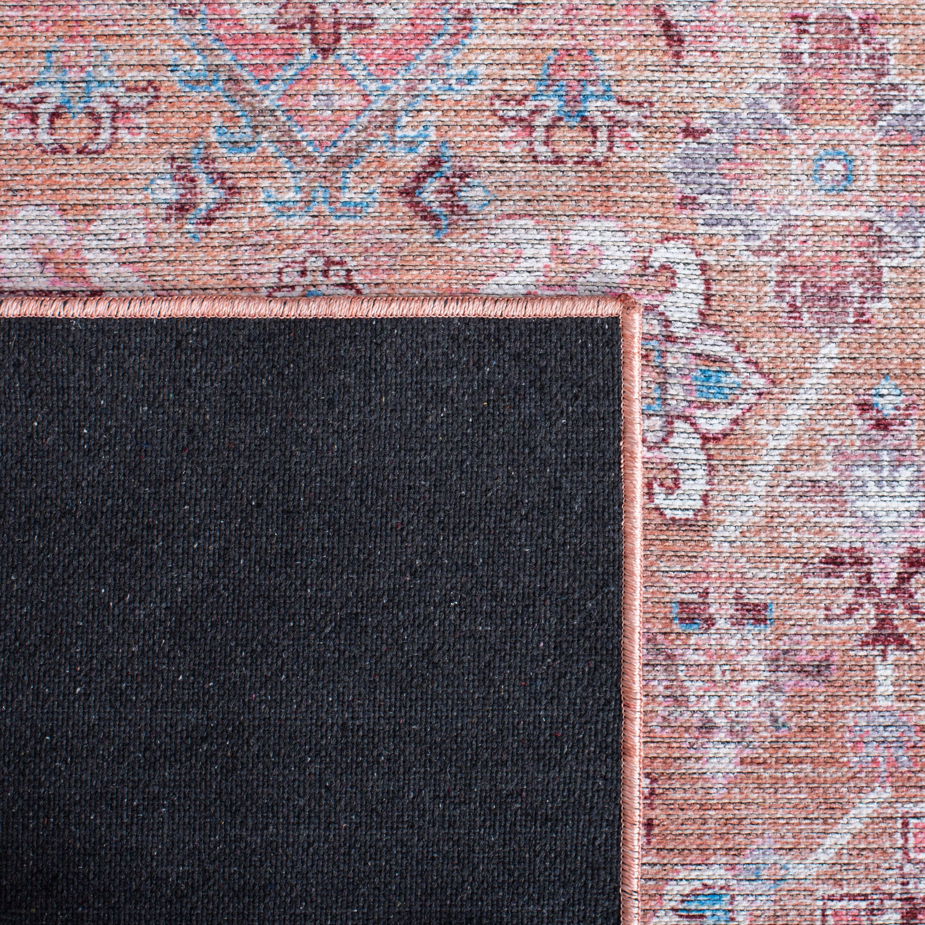 Serapi SEP515 Power Loomed Machine Washable Area Rug - Beige/Pink - 5'3"x7'6" - Safavieh.