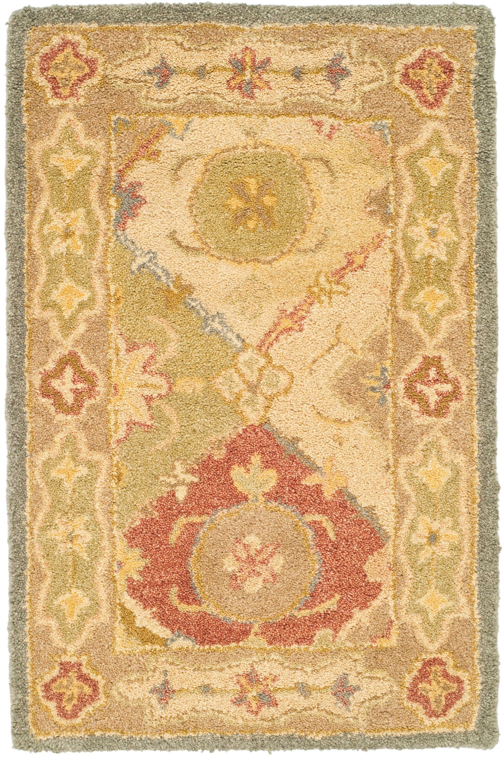 Antiquity AT316 Hand Tufted Accent Rug - Multi/Beige - 2'3"x4' - Safavieh.