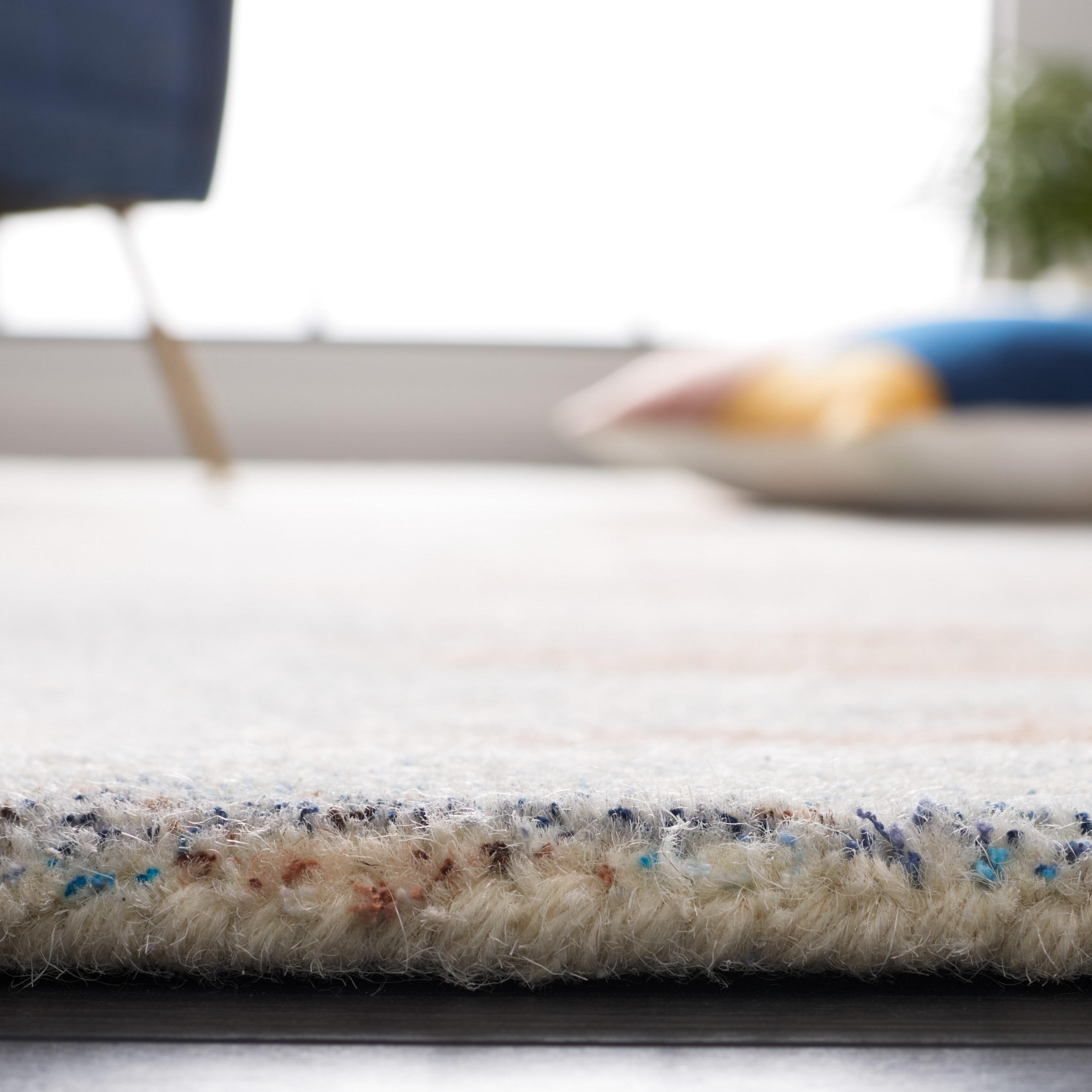 Restoration Vintage RVT113 Hand Tufted Area Rug - Blue/Brown - 8'x10' - Safavieh.