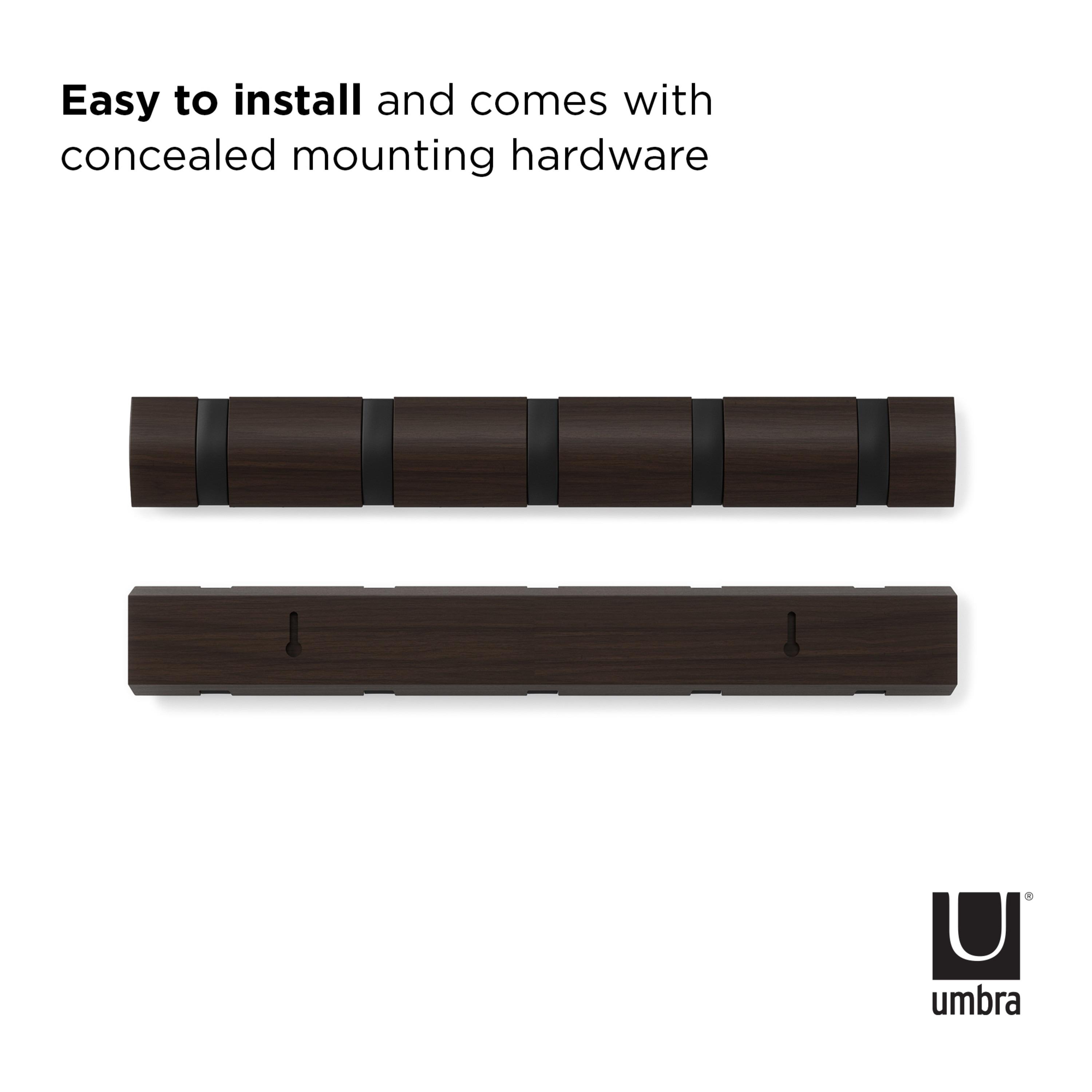 Flip 5 - Hook Solid Wood Coat Rack