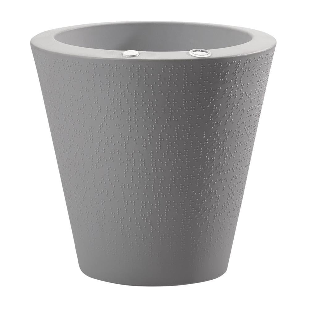 Crescent Garden Self-Watering Dot TruDrop Plastic Pot Planter