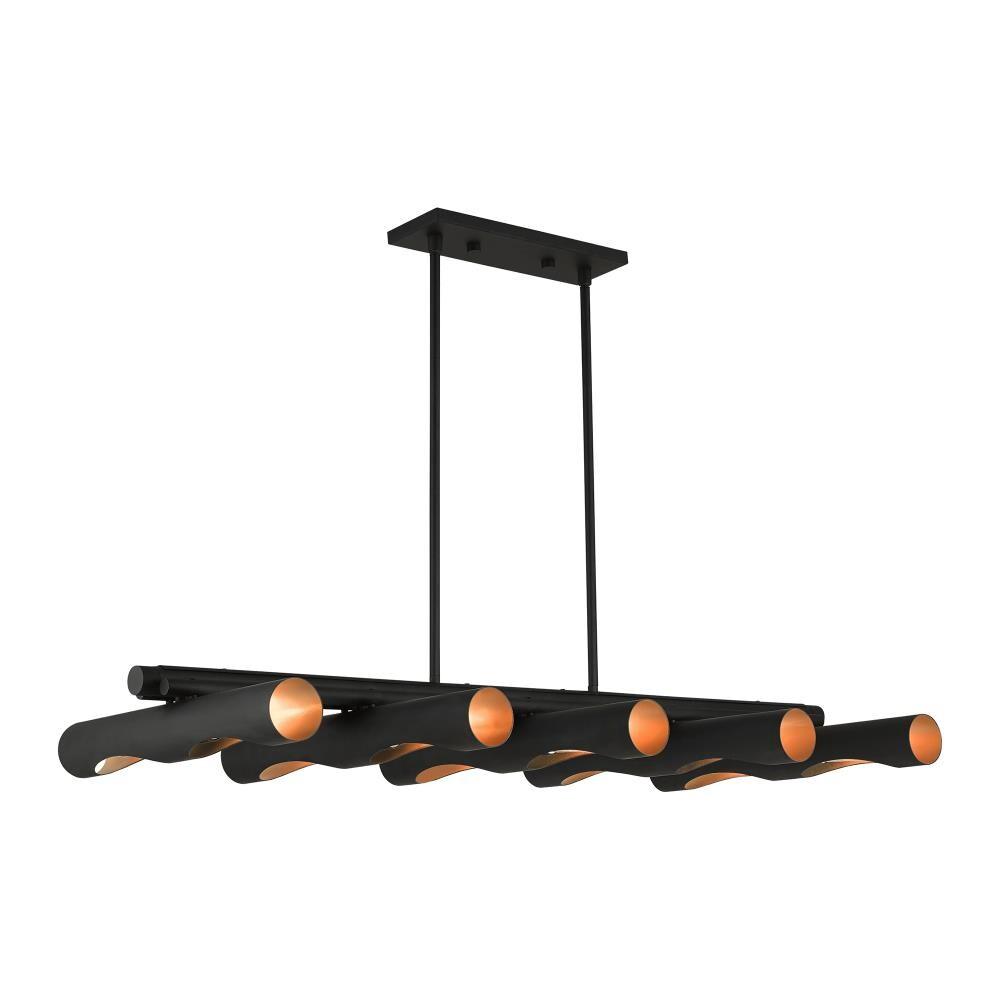 Livex Lighting Novato 10 - Light Chandelier in  Black