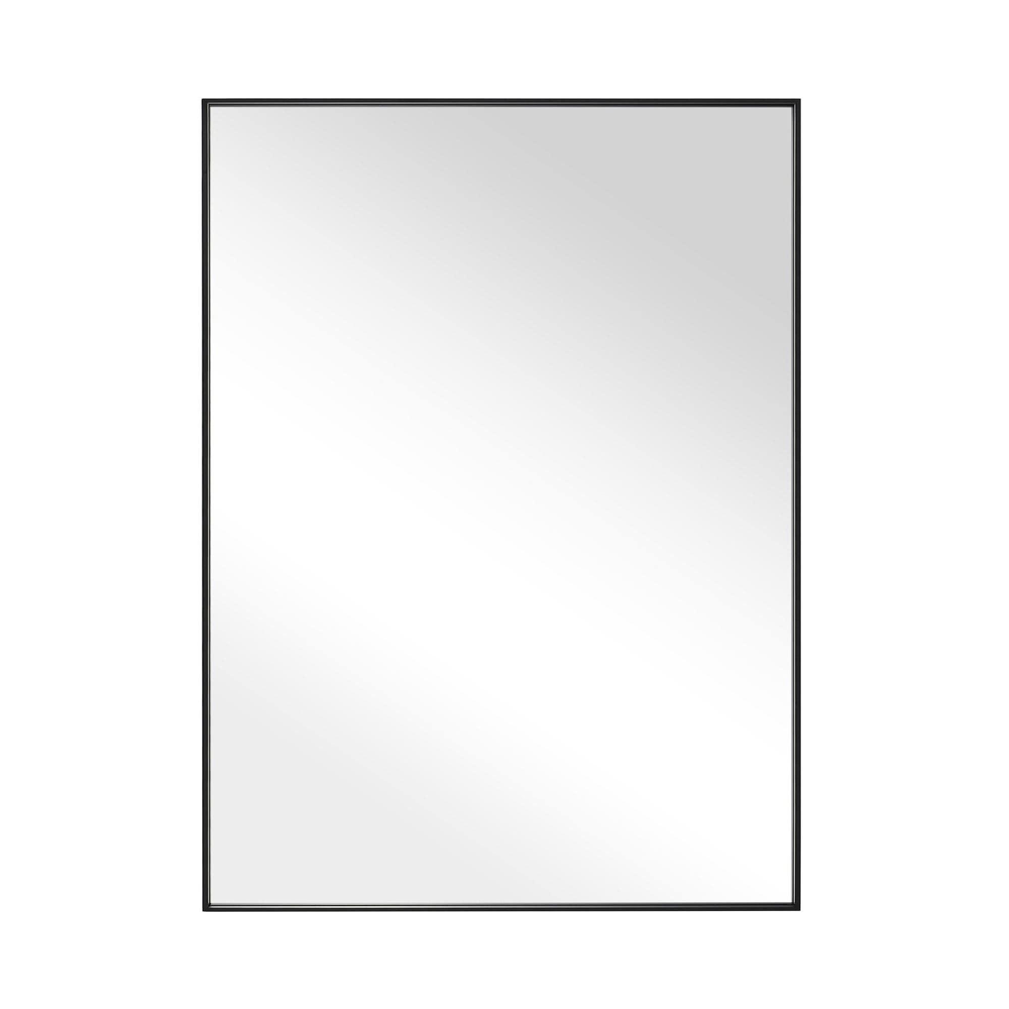 Ledel Modern & Contemporary Rectangle Bathroom Vanity Mirror Metal Framed Wall Mirror