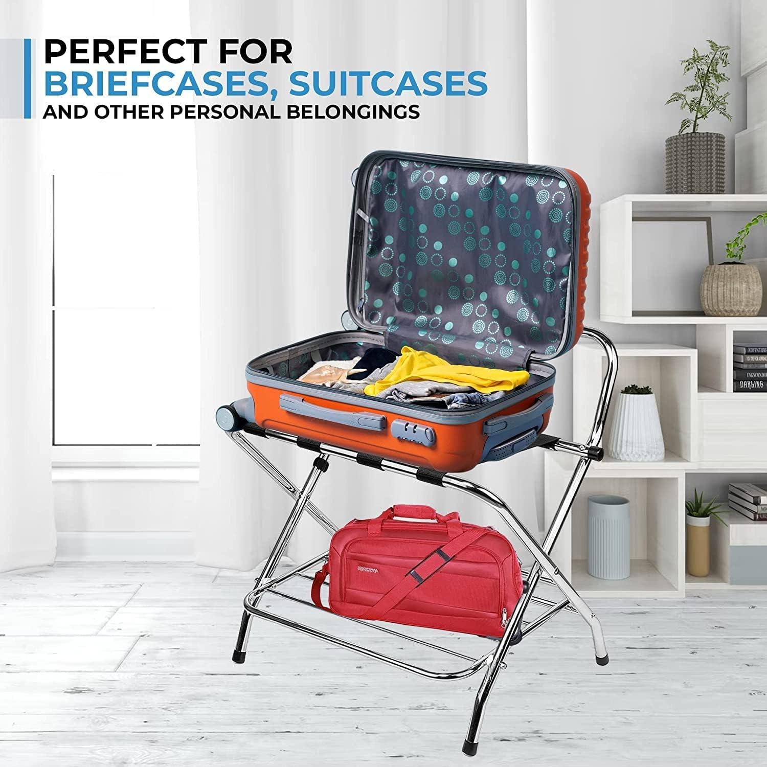 Folding Metal Luggage Rack