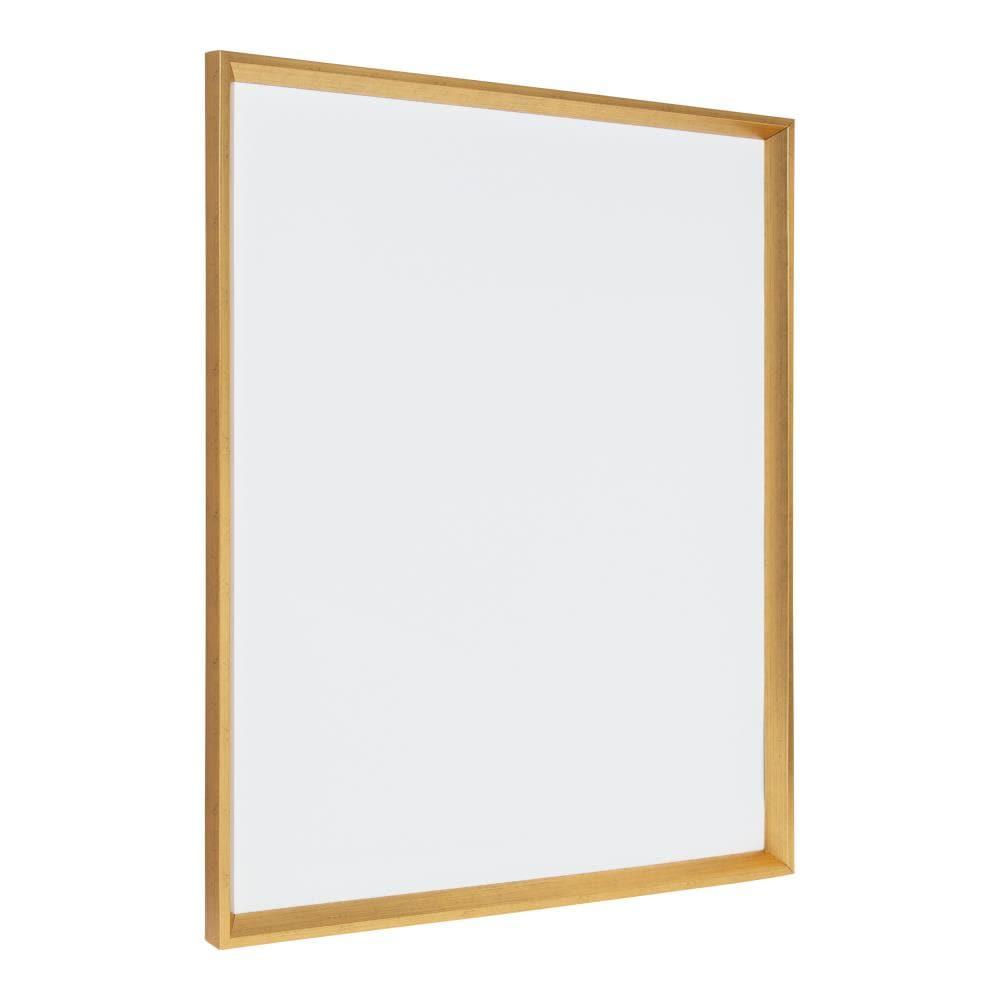 Gold Framed Magnetic Dry Erase Board 31" x 26"