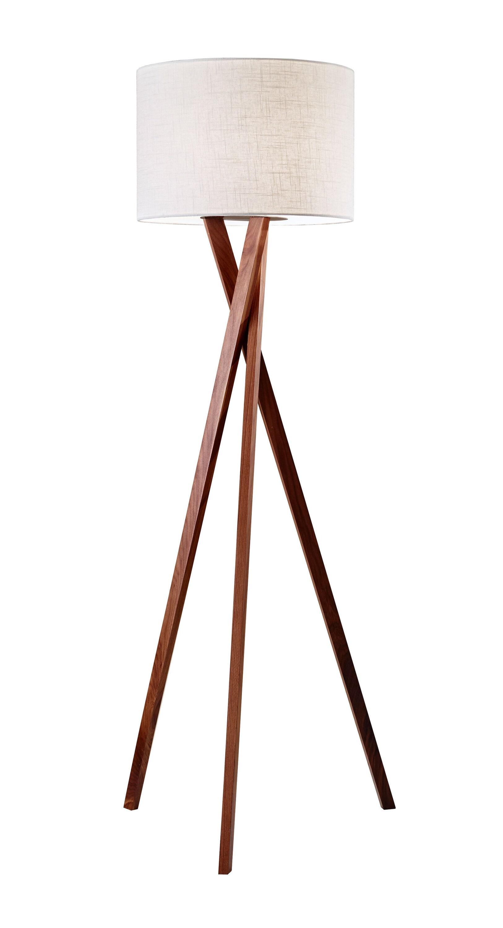 Harcourt 63'' Solid Wood Floor Lamp