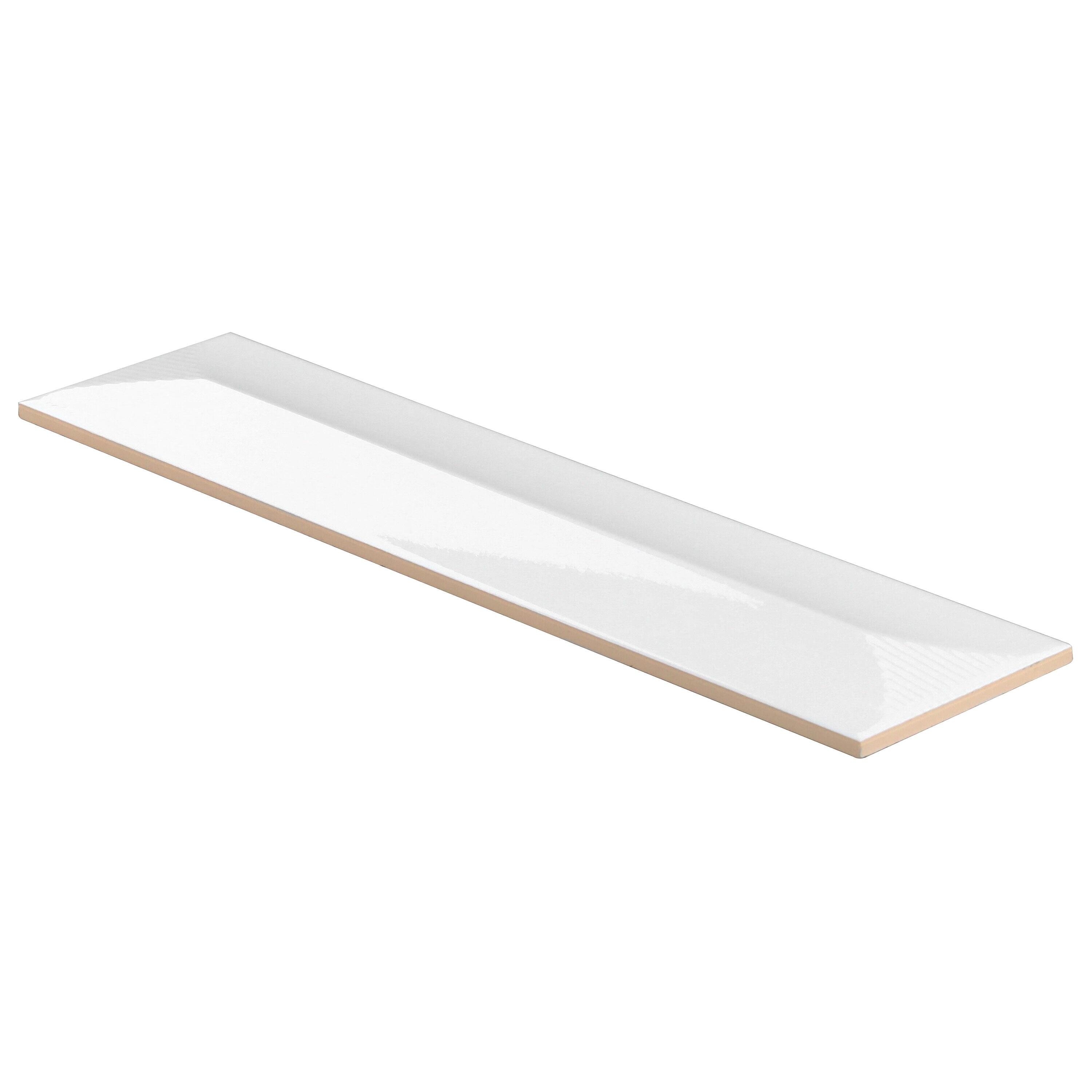 Radiant Inflex 4.43'' W x 17.62'' L Crackled Ceramic Subway Wall Tile (6.53 Sq. Ft. / Case)