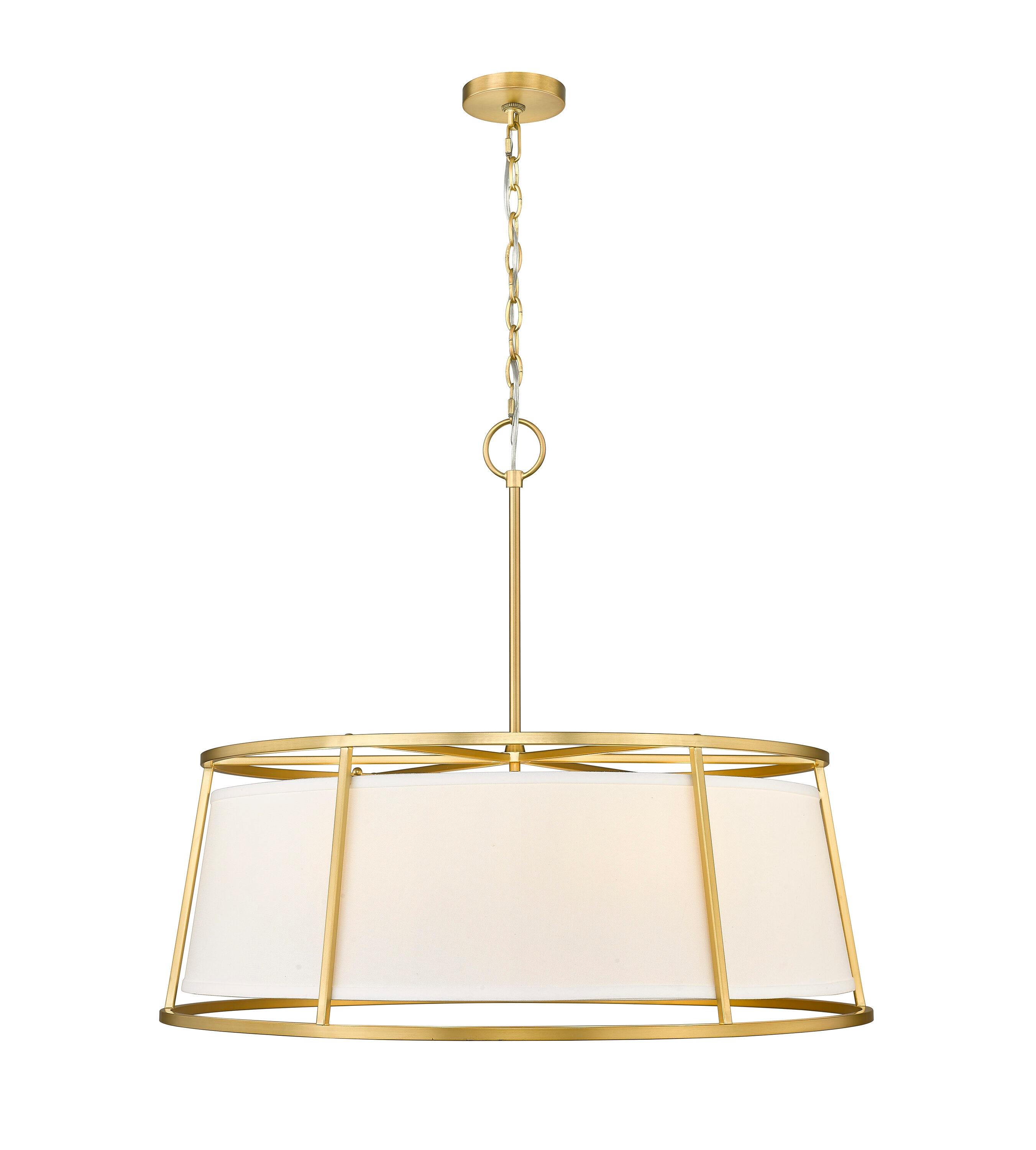 Z-Lite Lenyx 8 - Light Chandelier in  Rubbed Brass