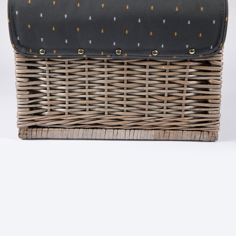 Picnic Time Kabrio Wine & Cheese Picnic Basket with Picnic Set 2