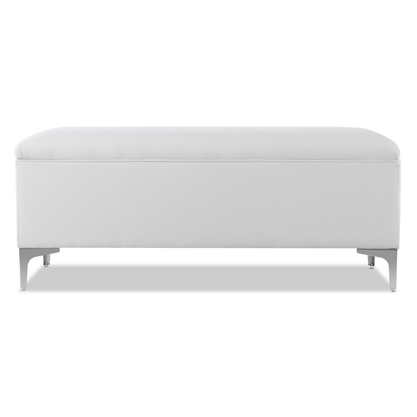 Madelyn Storage Bench Bright White